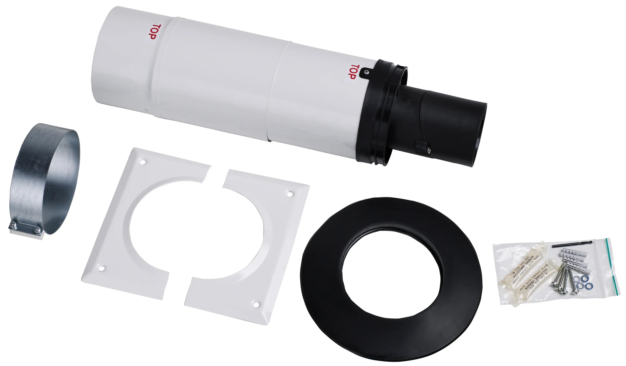 Worcester Bosch 7716190062 Greenstar Oil Boiler Oilfit 80/125 Short Telescopic Flue Kit