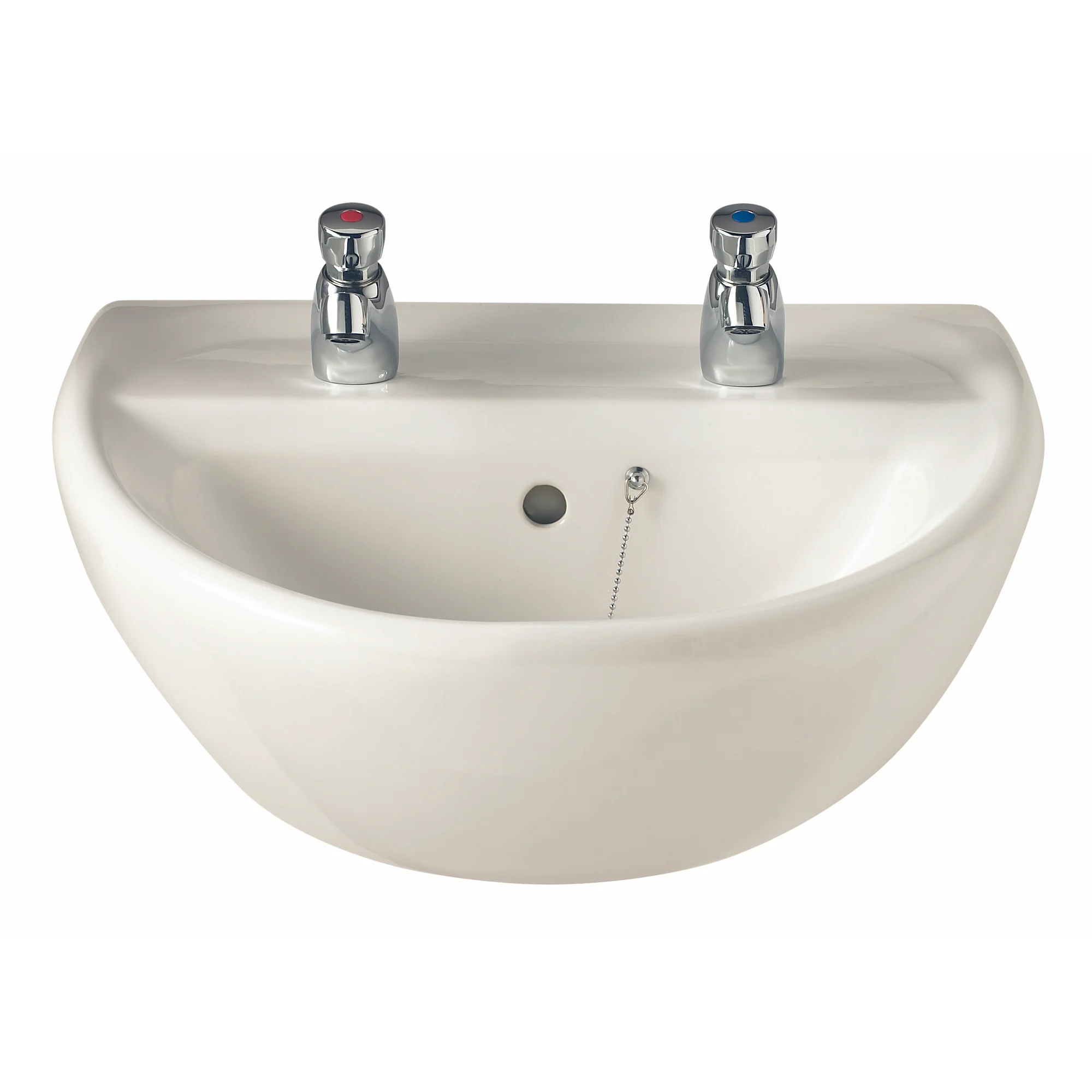 Twyford AV4321WH Avalon 1 Tap Hole Basin 600 x 500mm