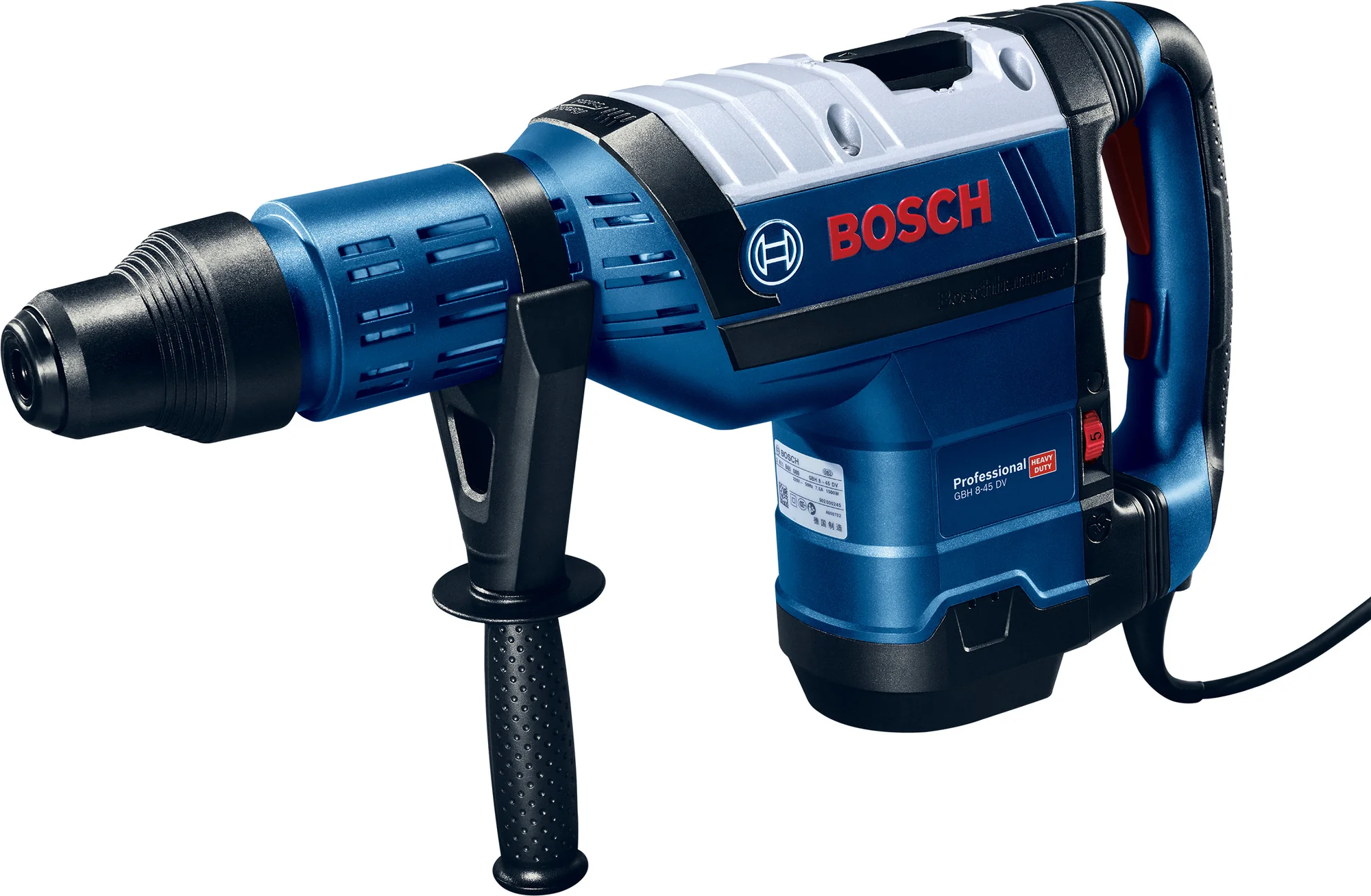 Bosch GBH 8-45 DV 110V 1500W SDS-max Rotary Hammer Drill in a carry case