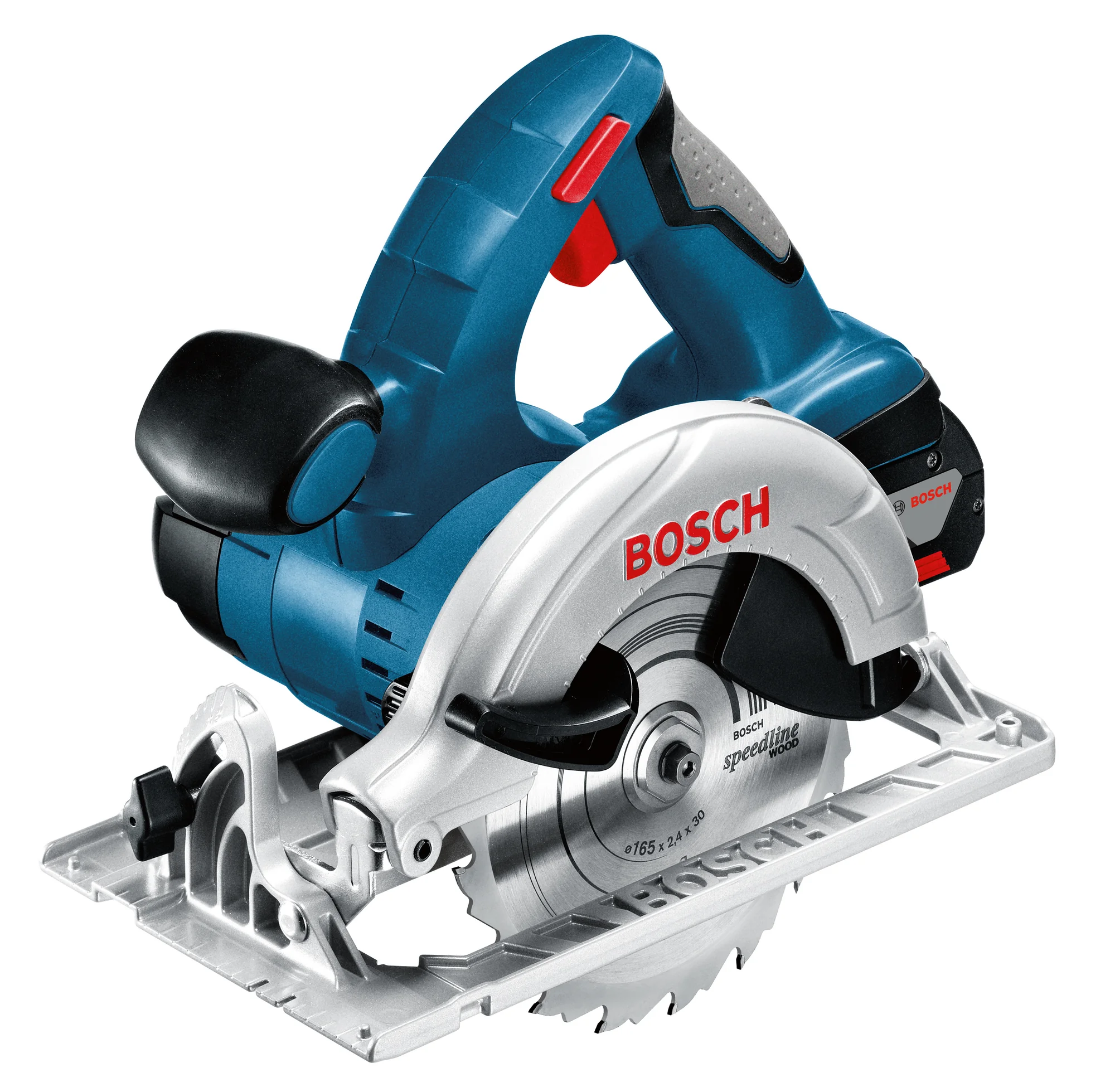 Bosch Gks 18V-LI 18V Circular Saw with 2 x 5.0 Ah Batteries and Charger in A L-BOXX