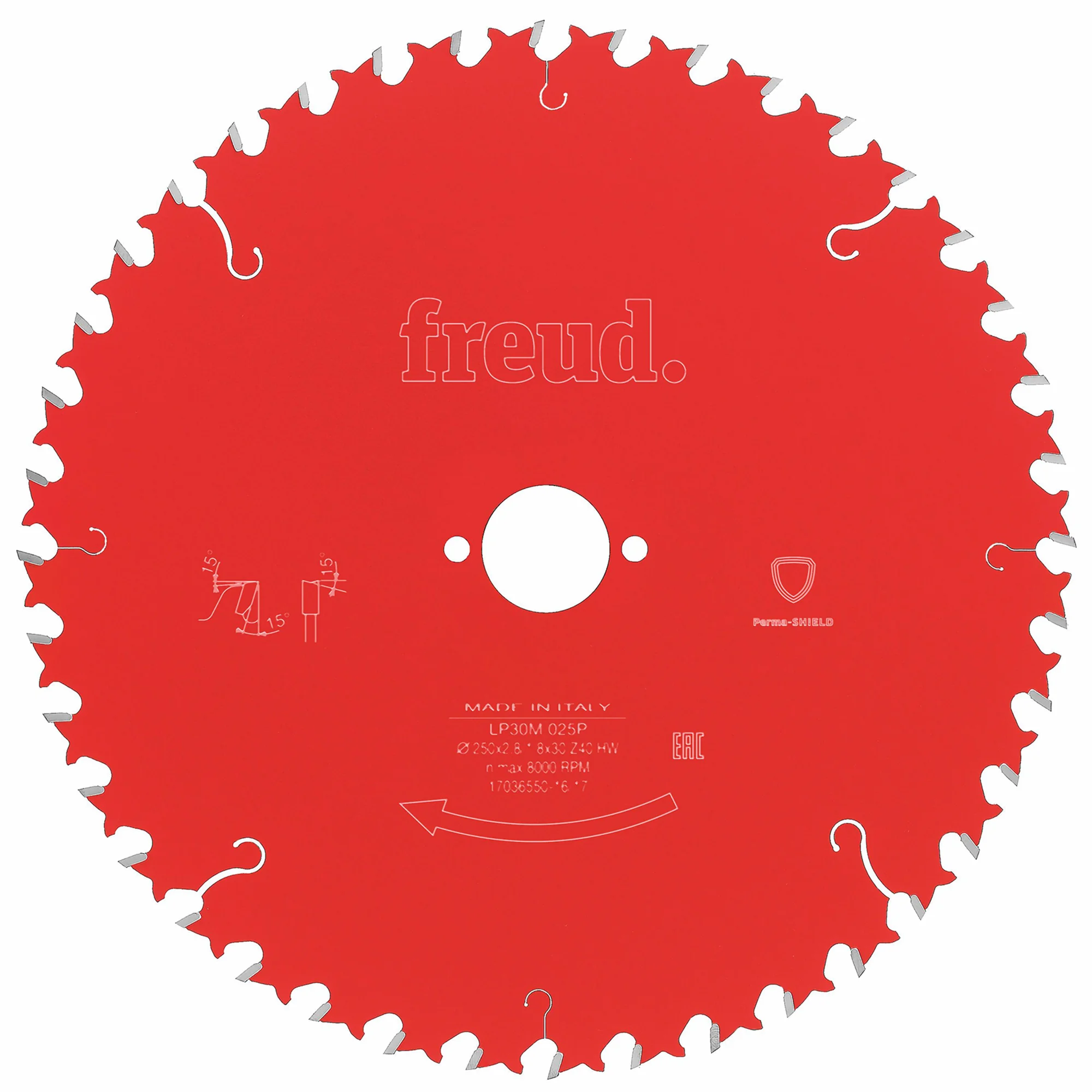 Bosch Freud Portable Saw Blade 250 x 30 x 40T F03FS03677
