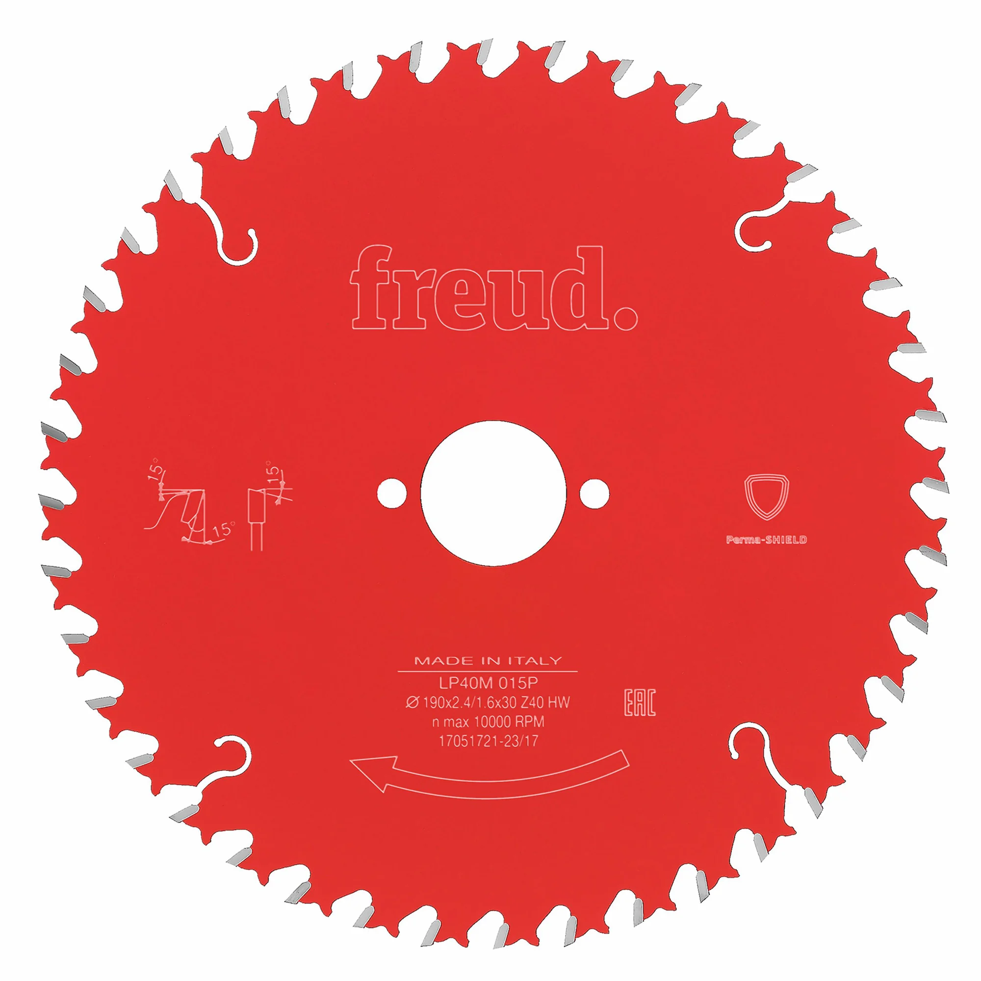 Bosch Freud Tct Circular Saw Blade 190 x 30mm x 24T LP30m 015