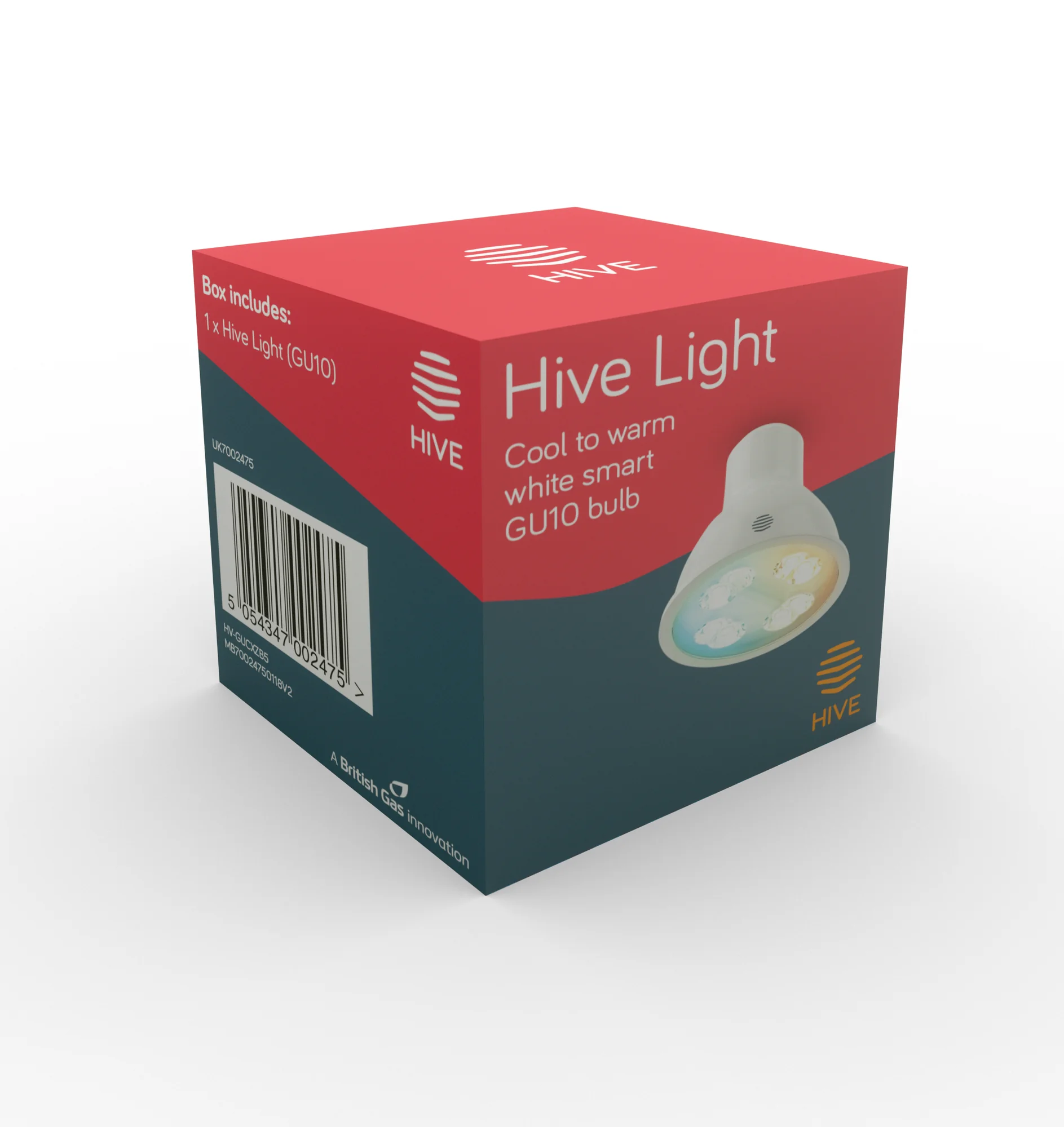 Hive Light Cool to Warm White Smart GU10 Bulb