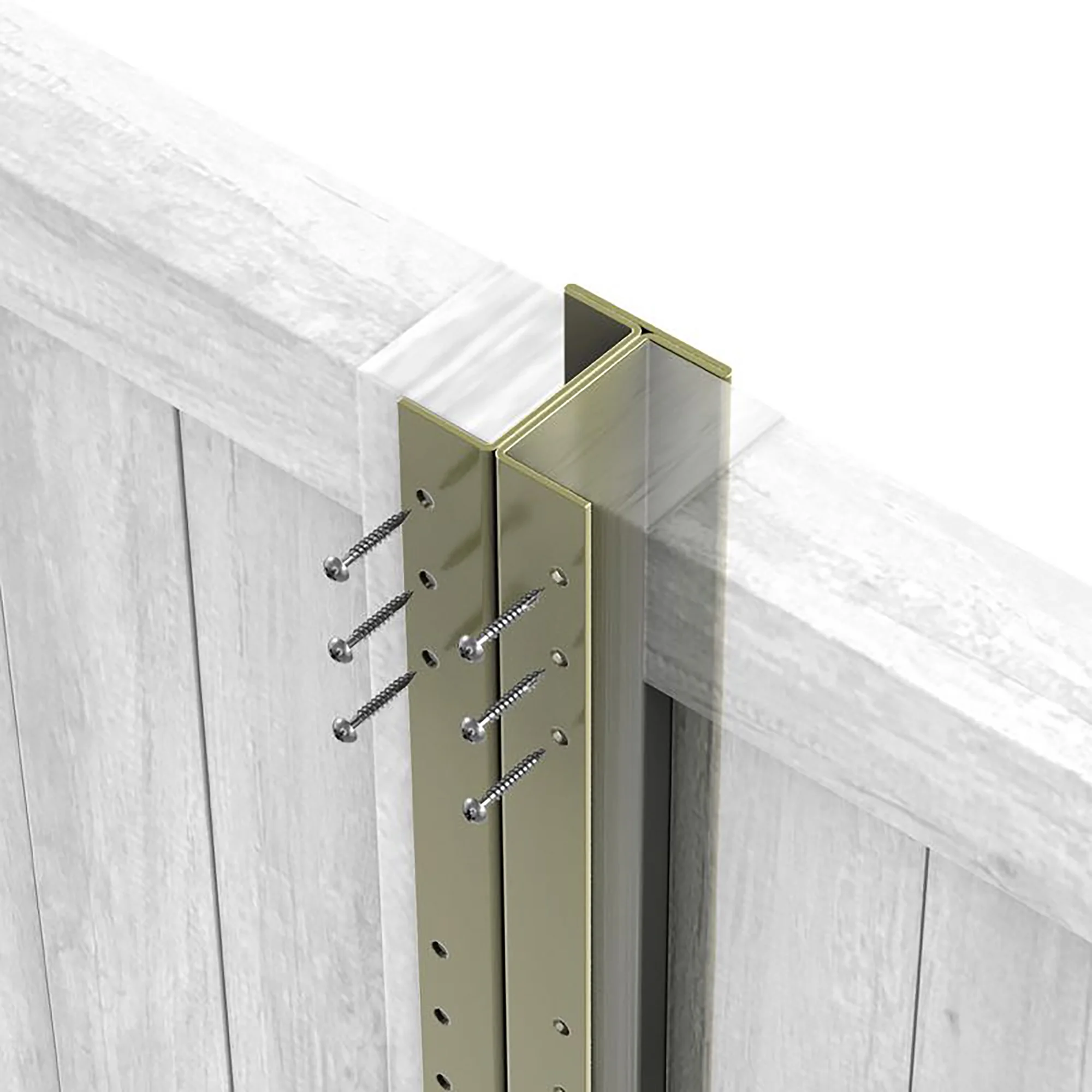 48 mm x 2700 mm Durapost Classic Fence Post Olive Grey Home Delivered