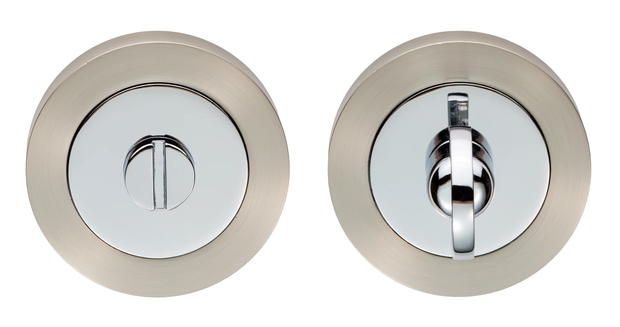 Carlisle Brass Turn & Release On Concealed Fix Round Rose Satin Chrome