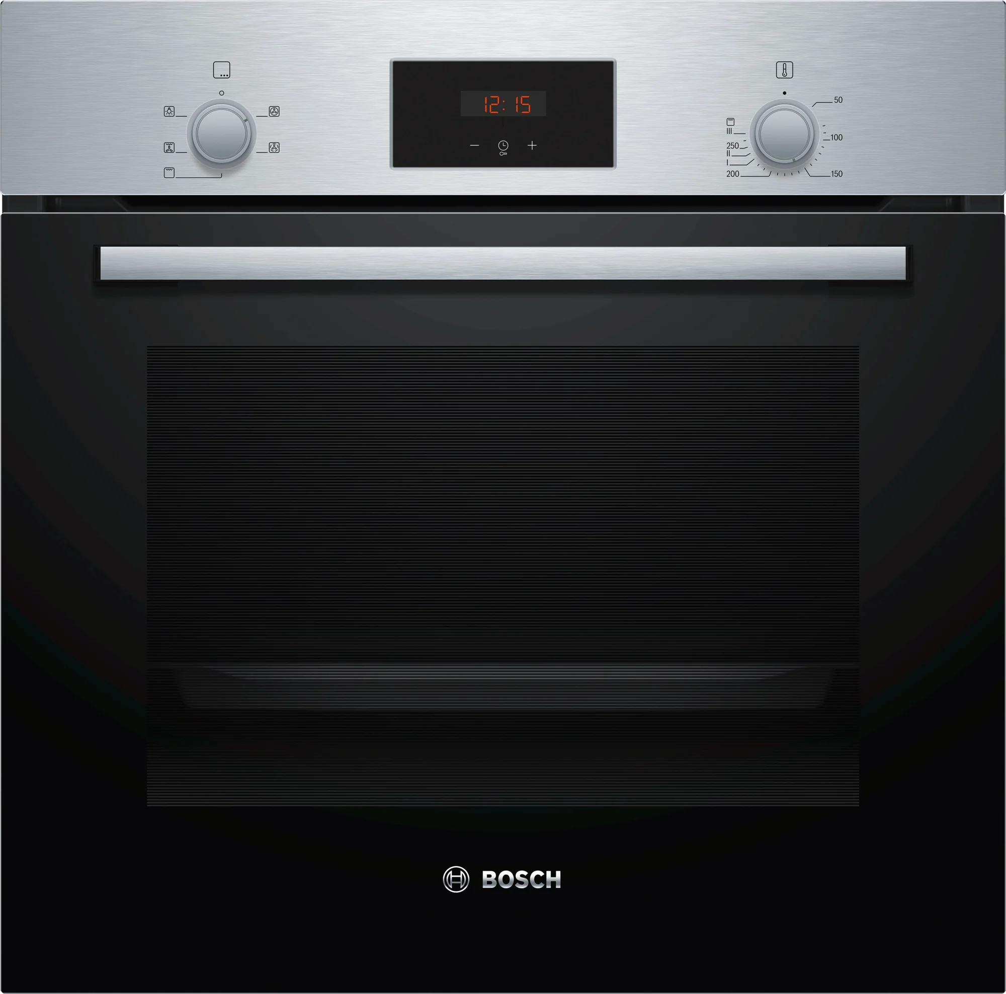 Bosch Serie 2 Built in Single Oven with 3D Hot Air Stainless Steel HHF113BR0B