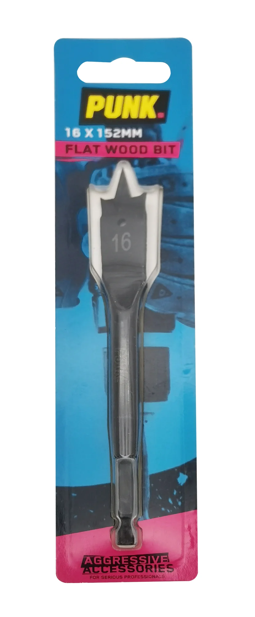 Punk 16mm x 152mm Flat Bit Q