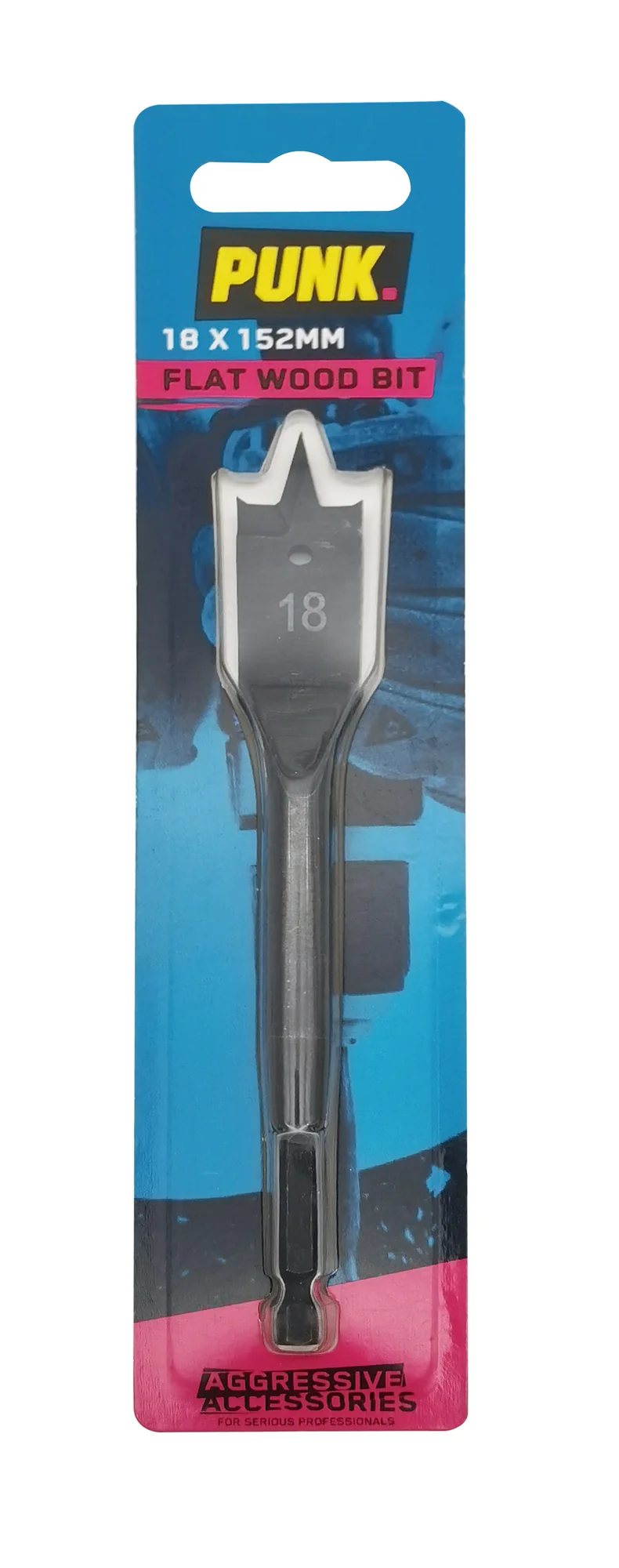 Punk 18mm x 152mm Flat Bit Q