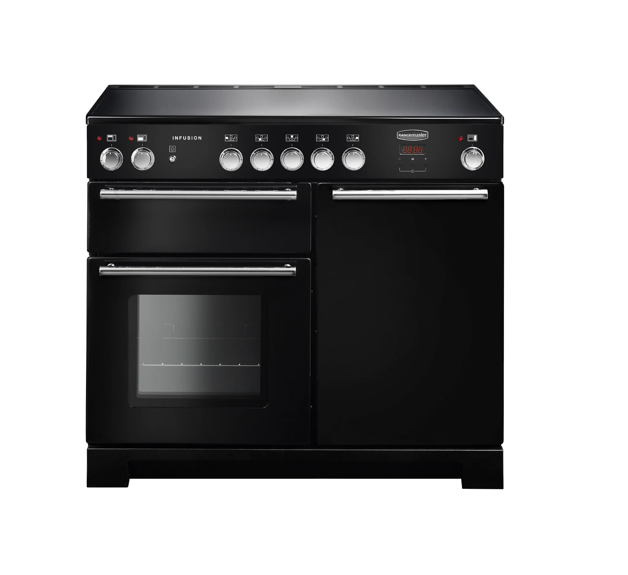 Rangemaster Infusion Induction Range Cooker 100cm Black - INF100EIBL