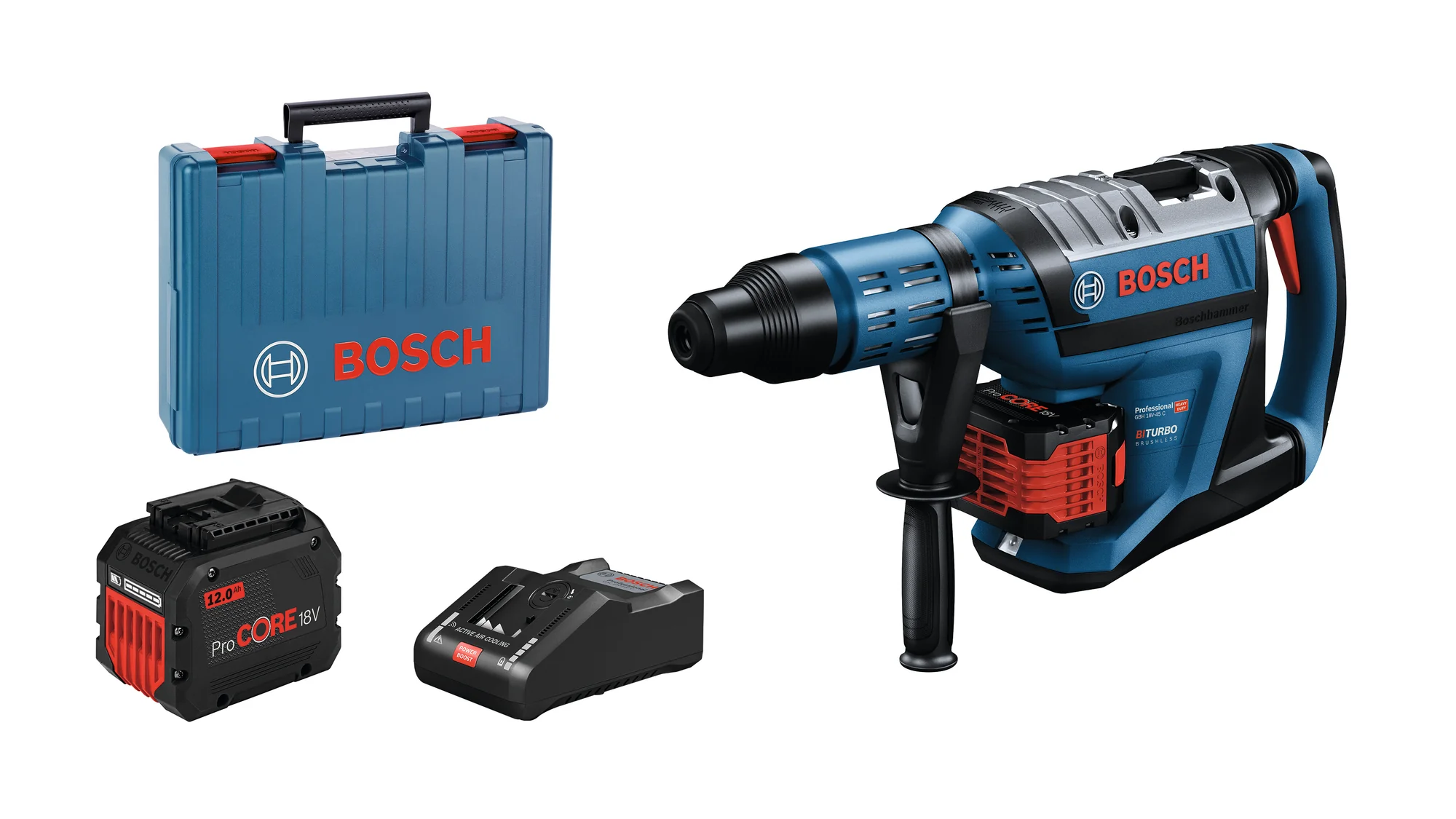 Bosch 0611913072 Gbh 18V-45 C Professional Brushless SDS Max Hammer 18V