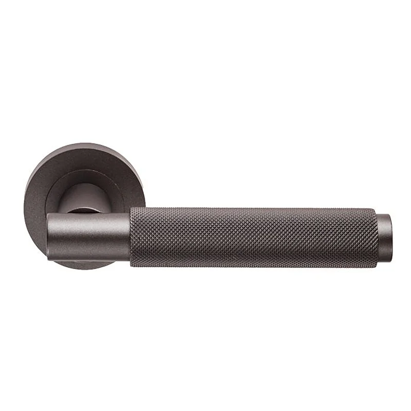 Carlisle Brass Varese Knurled Lever On Rose - Matt Bronze