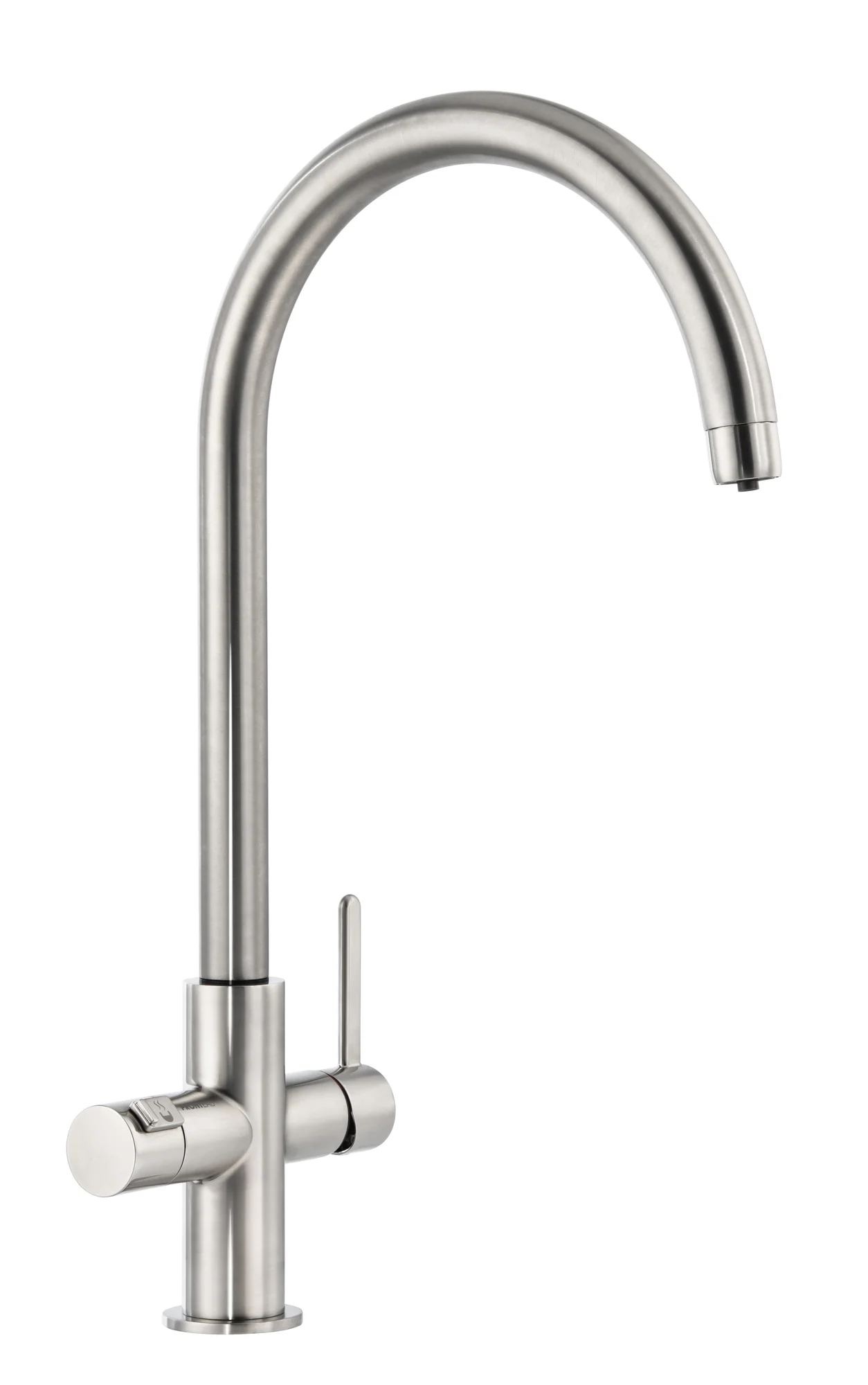Abode Prothia Slimline 3 in 1 Hot Water Tap And Filter Brushed Nickel