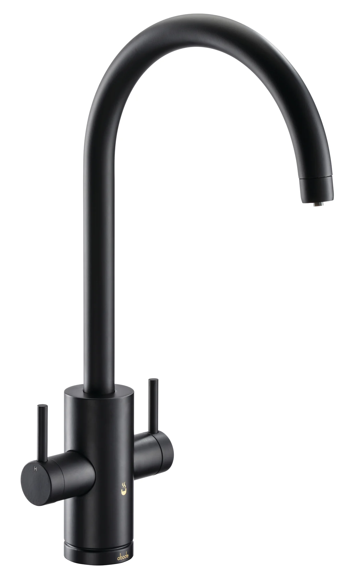 Abode Profile 4 in 1 Hot Water Tap With PB4E Boiler & Filter Matt Black