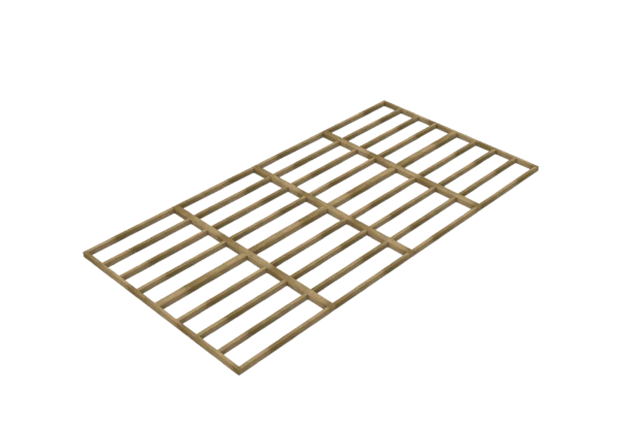 Forest Garden Shed Base Home Delivered 20 x 10 ft
