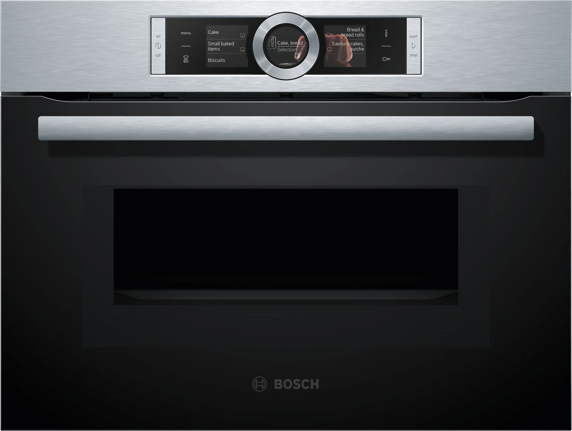 Bosch CMG656BS1 Serie 8 Built in Compact Oven with Microwave and Ecoclean Stainless Steel
