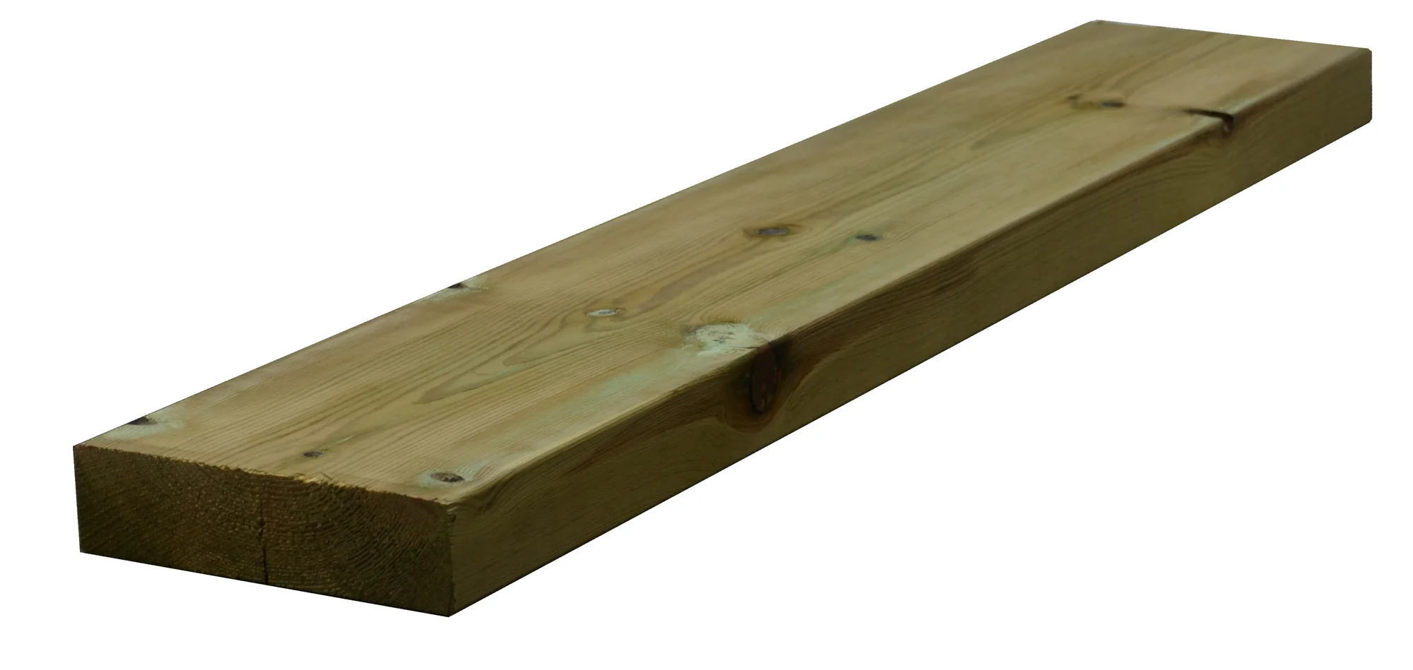 47mm x 200mm x 2.4m Green Treated UC3 Kiln Dried Regularised C16