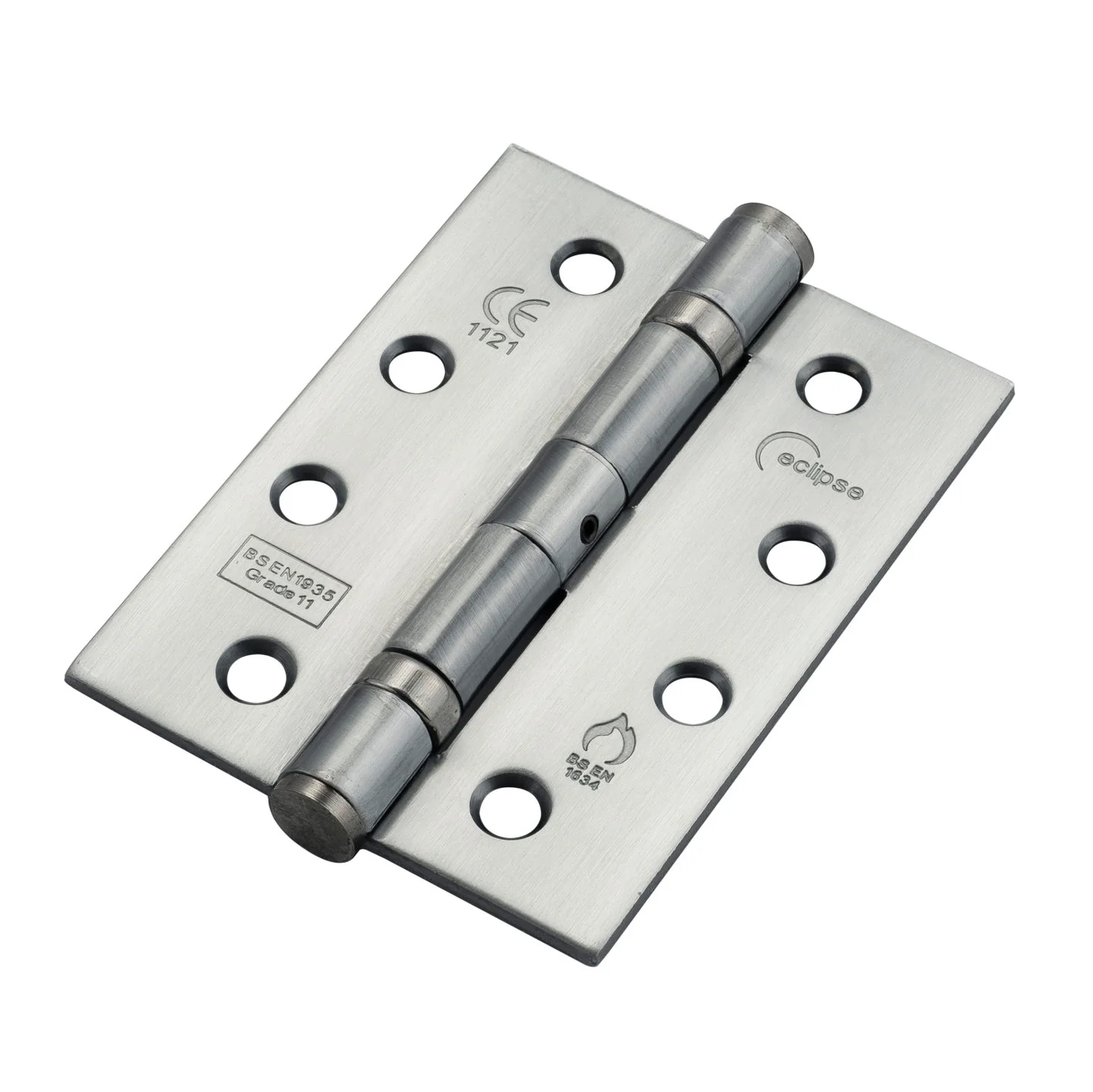 Eclipse Grade 11 Fire Hinge Satin Chrome