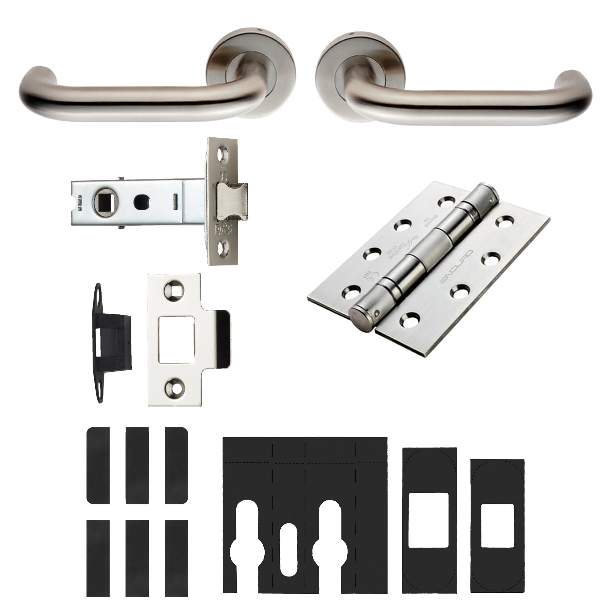 Carlisle Brass Nera Lever Fire Door Pack Sss - Satin Stainless Steel