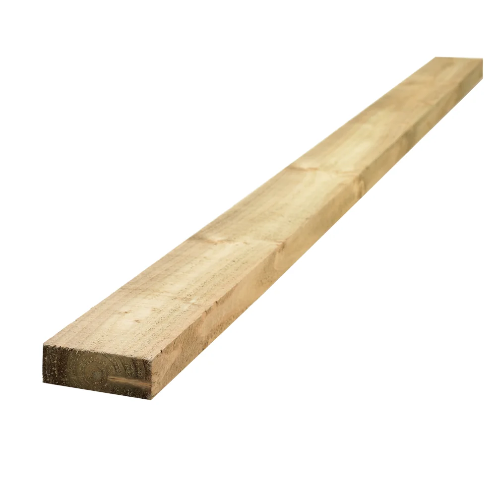Bsw Green Treated UC3 Kiln Dried Regularised C16 75 x 100mm x 4.8m