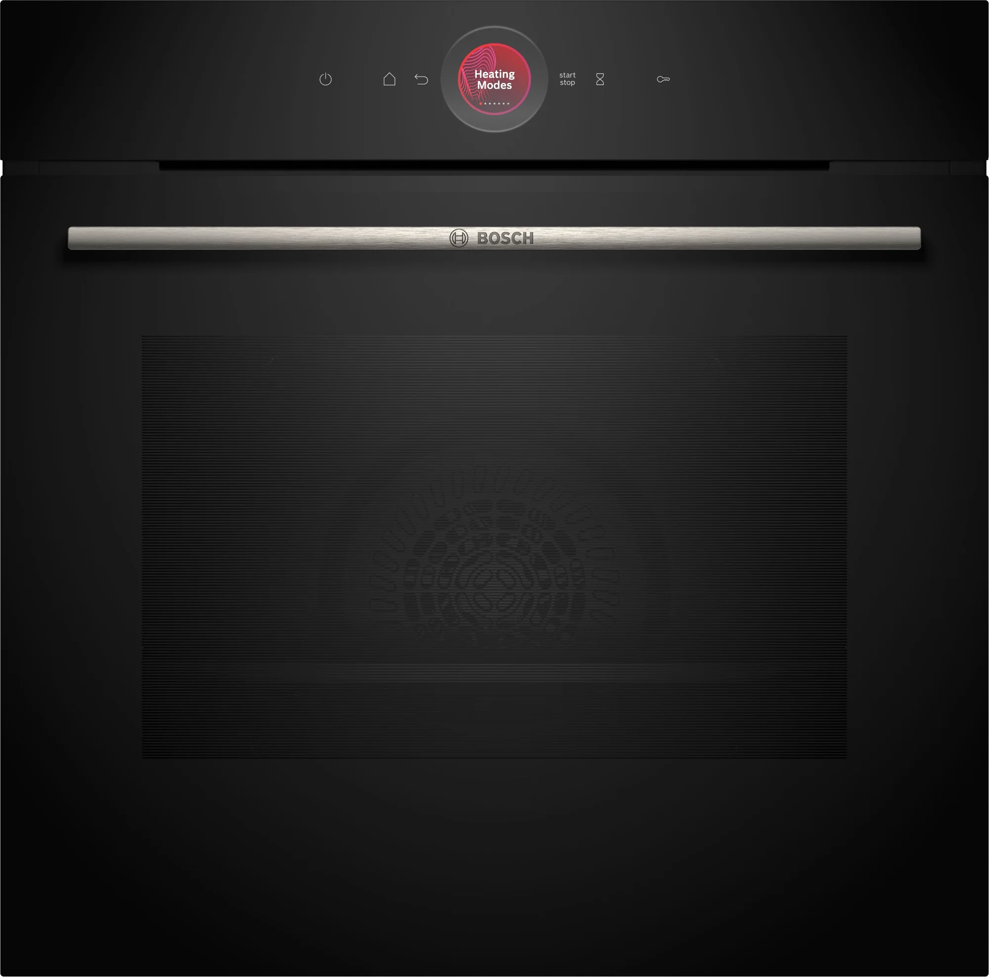 Bosch Serie 8 Built in Home Connect Touch Control Single Oven Black 60cm - HBG7341B1B