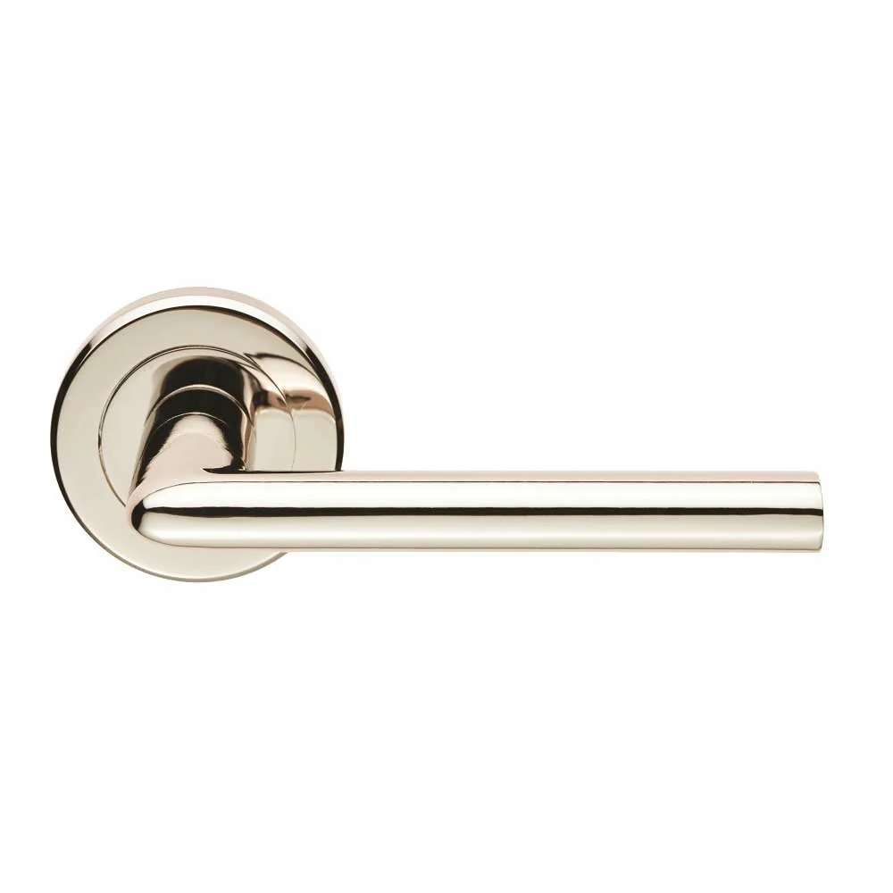 Carlisle Brass Serozzetta Dieci Lever On Rose Polished Nickel - Polished Nickel