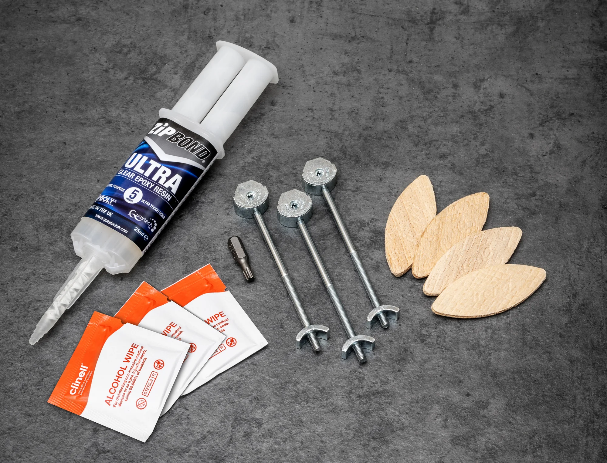 Quaytech QTSCL18100JKIT Zipbolt Ultra Solid Compact Laminate Joining Kit