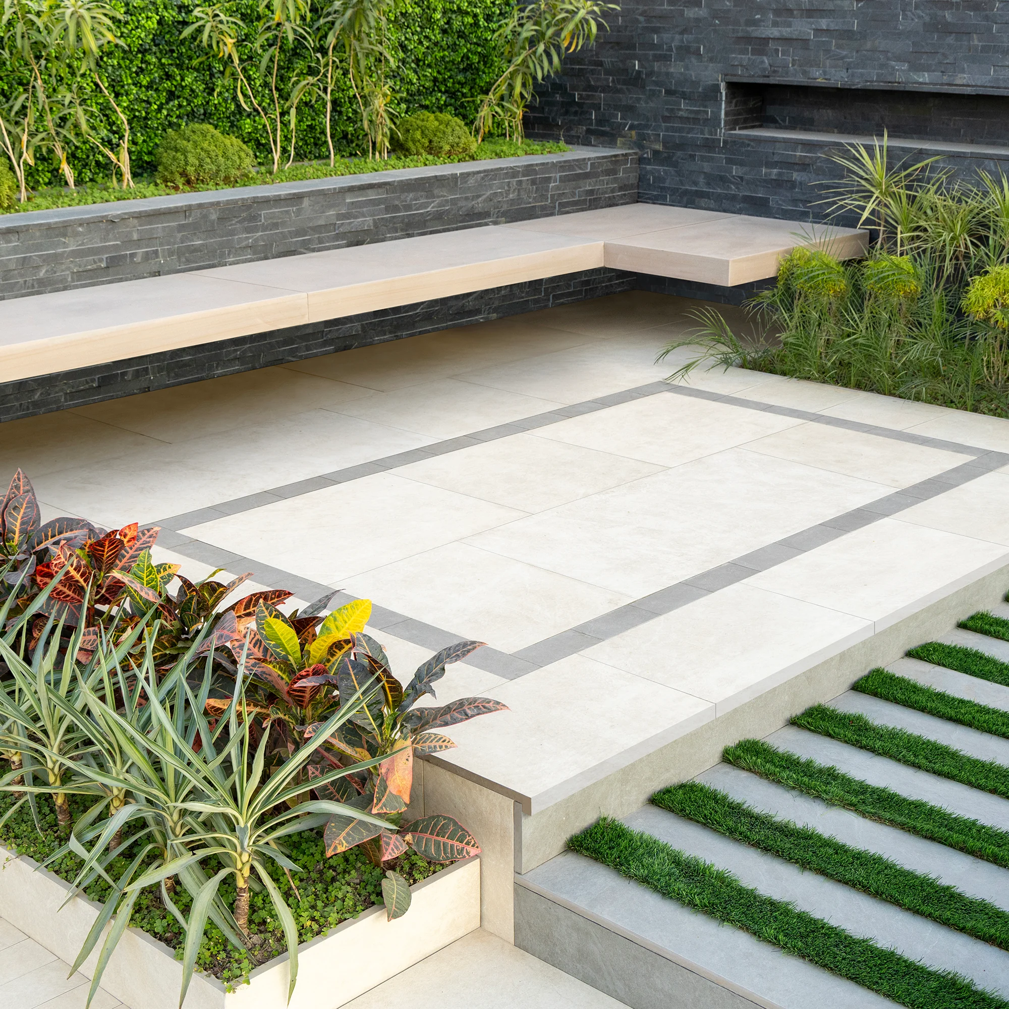 Global Stone Porcelain Paving Station White 600 x 900 x 20mm