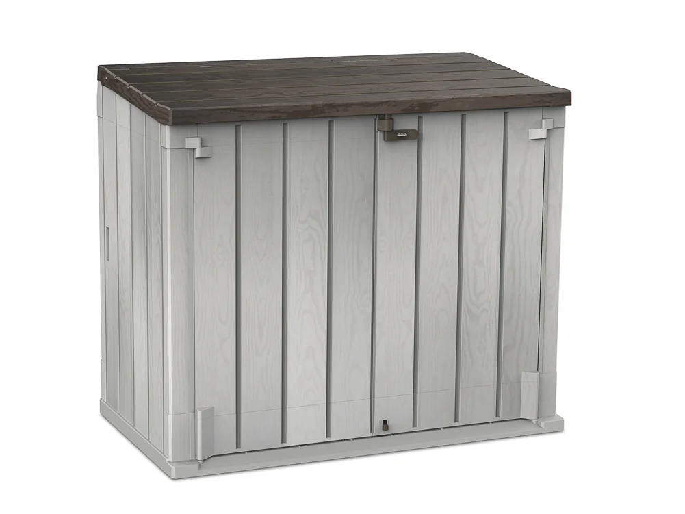 Forest Garden Extra Large Garden Storage Unit / Bin Store Grey 1200 Litre