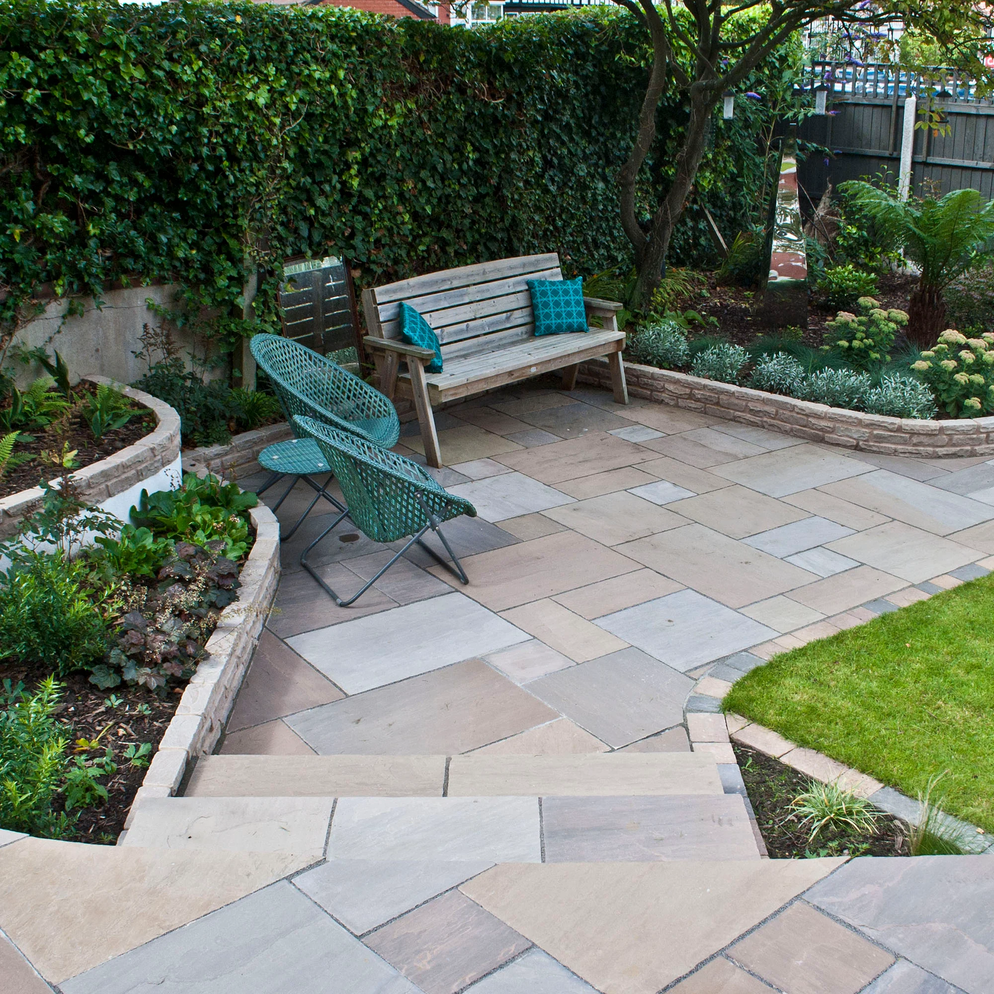 Global Stone Indian Sandstone 18mm Project Pack Raj Blend 19.52m2