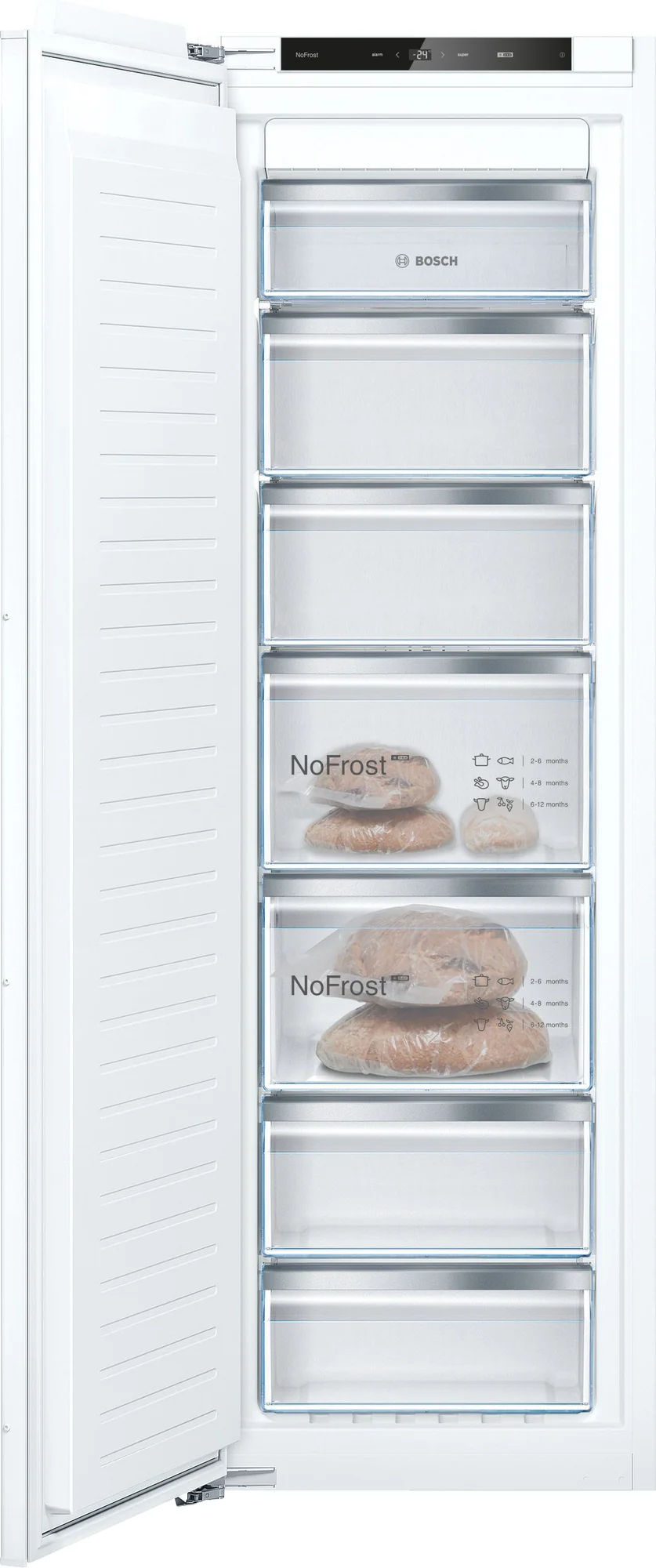 Bosch Serie 4 Nofrost Freezer with LED Light & Digital Temperature Control - GIN81VEE0G