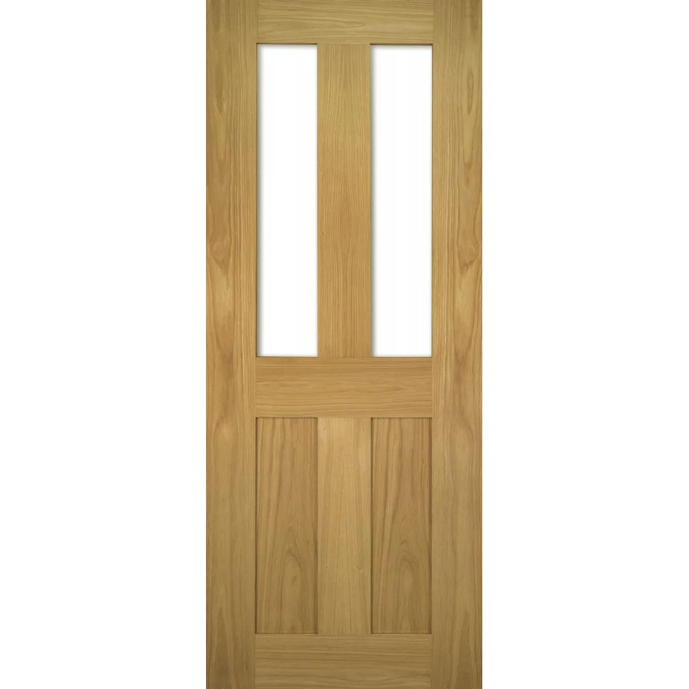 Deanta Eton Unfinished Oak Glazed 1981mm x 686mm x 35mm