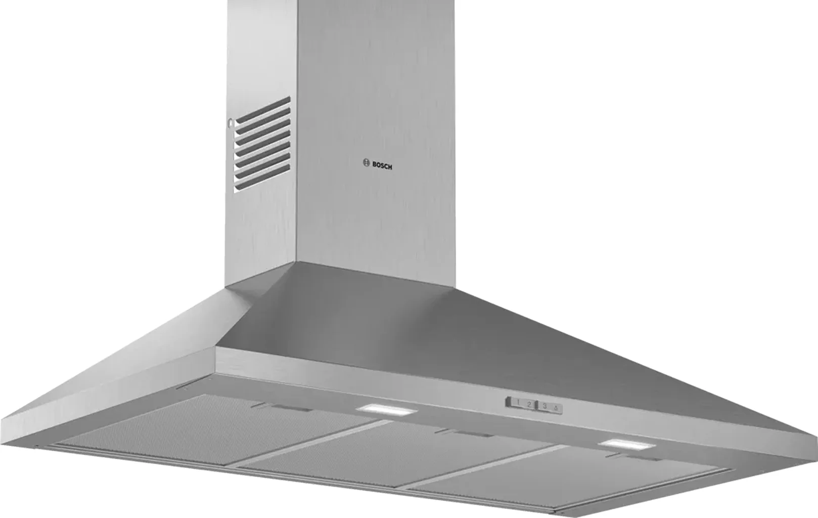 Bosch Serie 2 Wall Mounted Cooker Hood 90cm Stainless Steel - DWP94BC50B