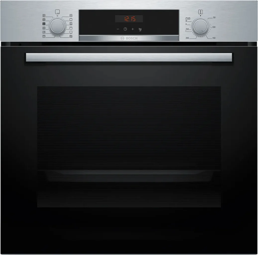 Bosch S4 Stainless Steel Built-in Pyro Single Oven with Added Steam 60 x 60 cm