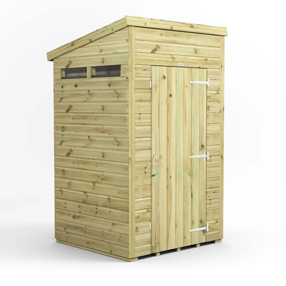 4x4 Premium Powersheds Security Pent