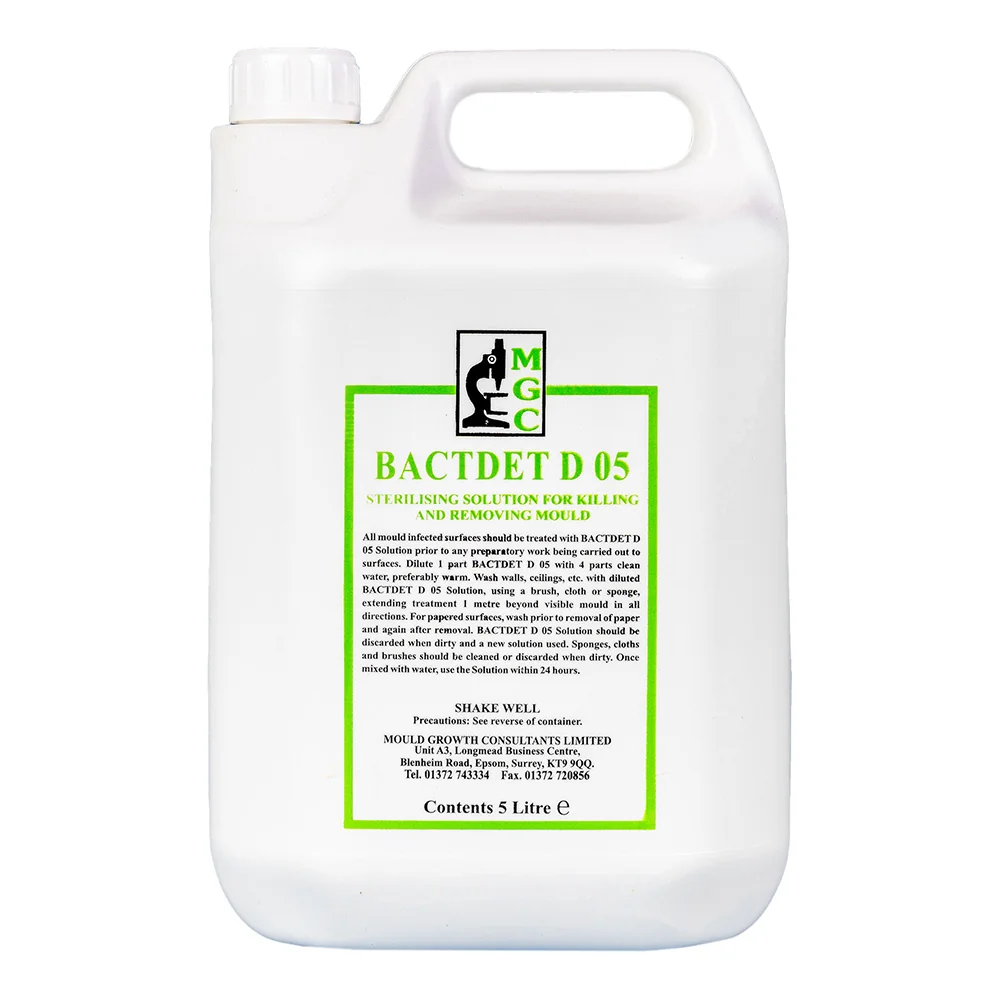 MGC Bactdet D05 Sterlising Solution 5L