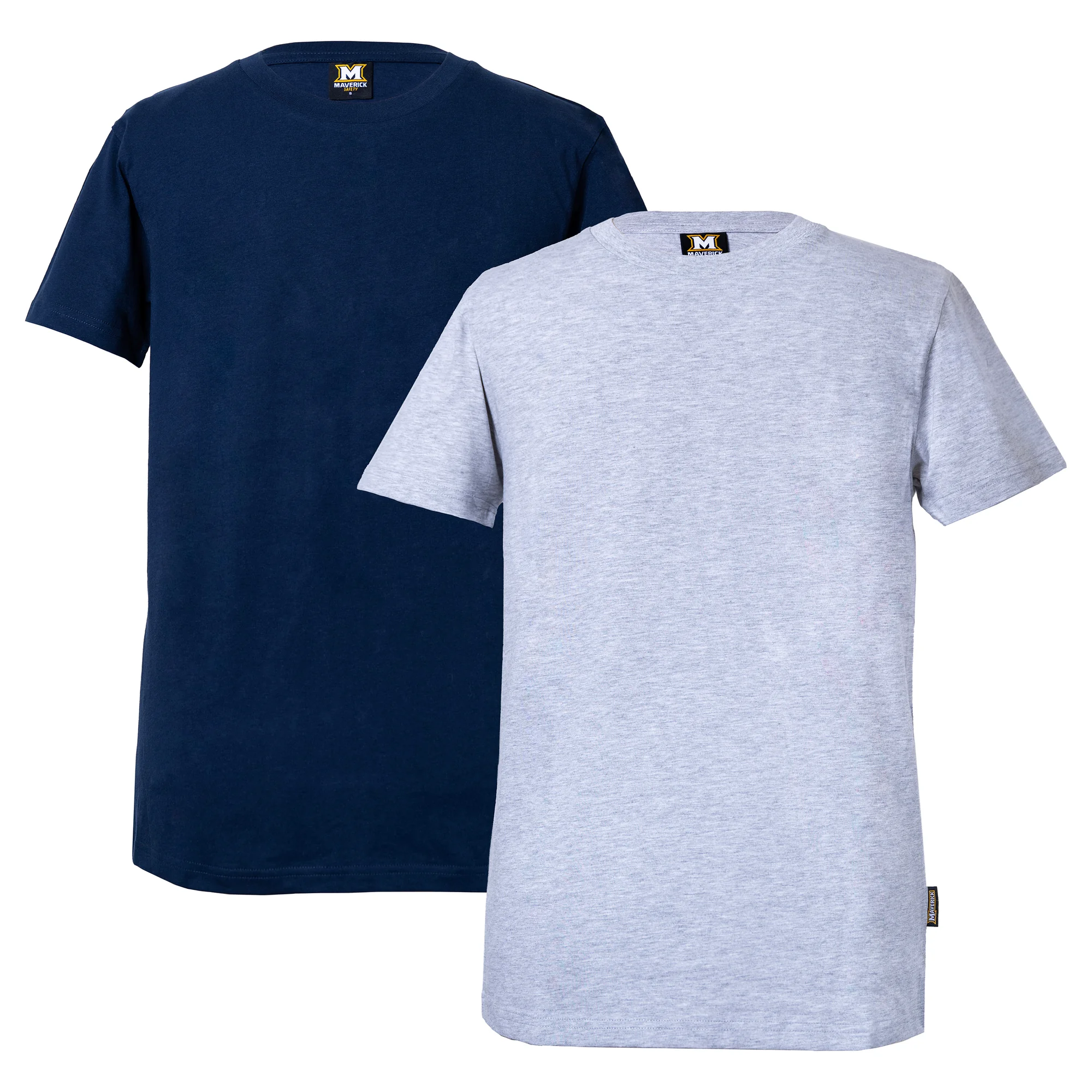 Maverick Twin Pack T-Shirts Navy / Grey - Extra Large