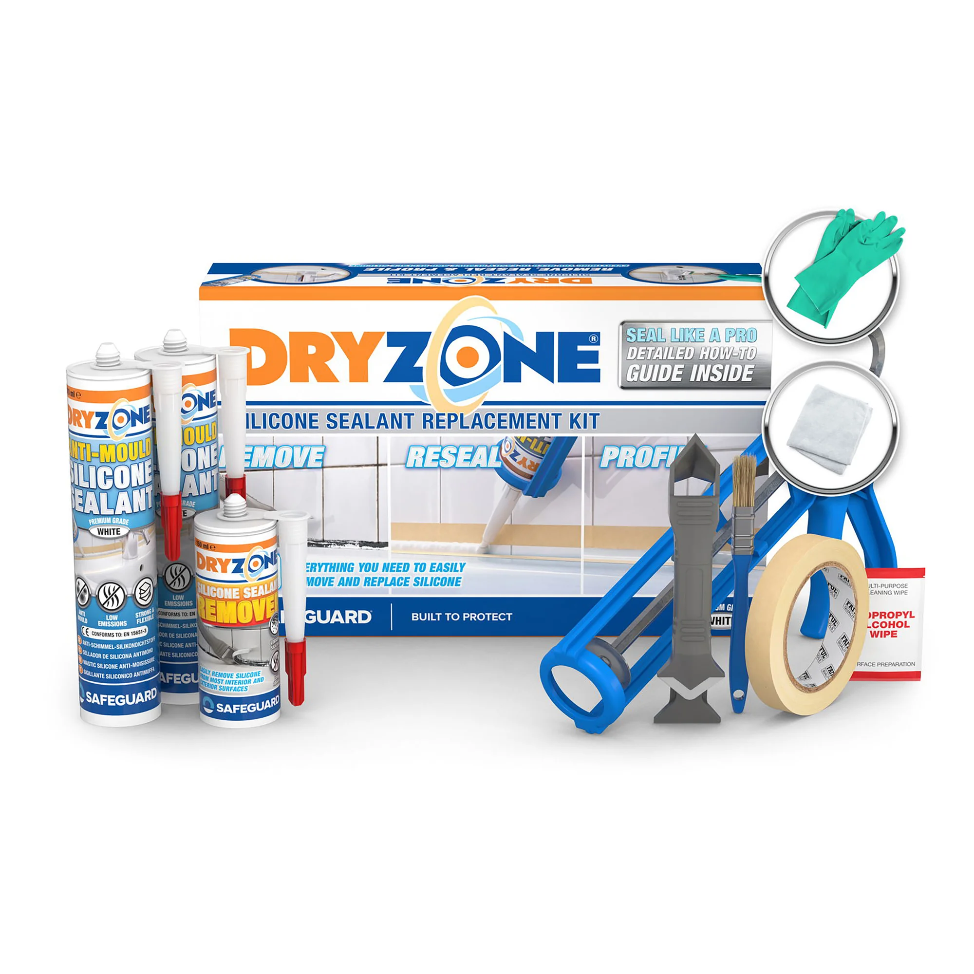 Safeguard Dryzone Silicone Sealant Replacement Kit