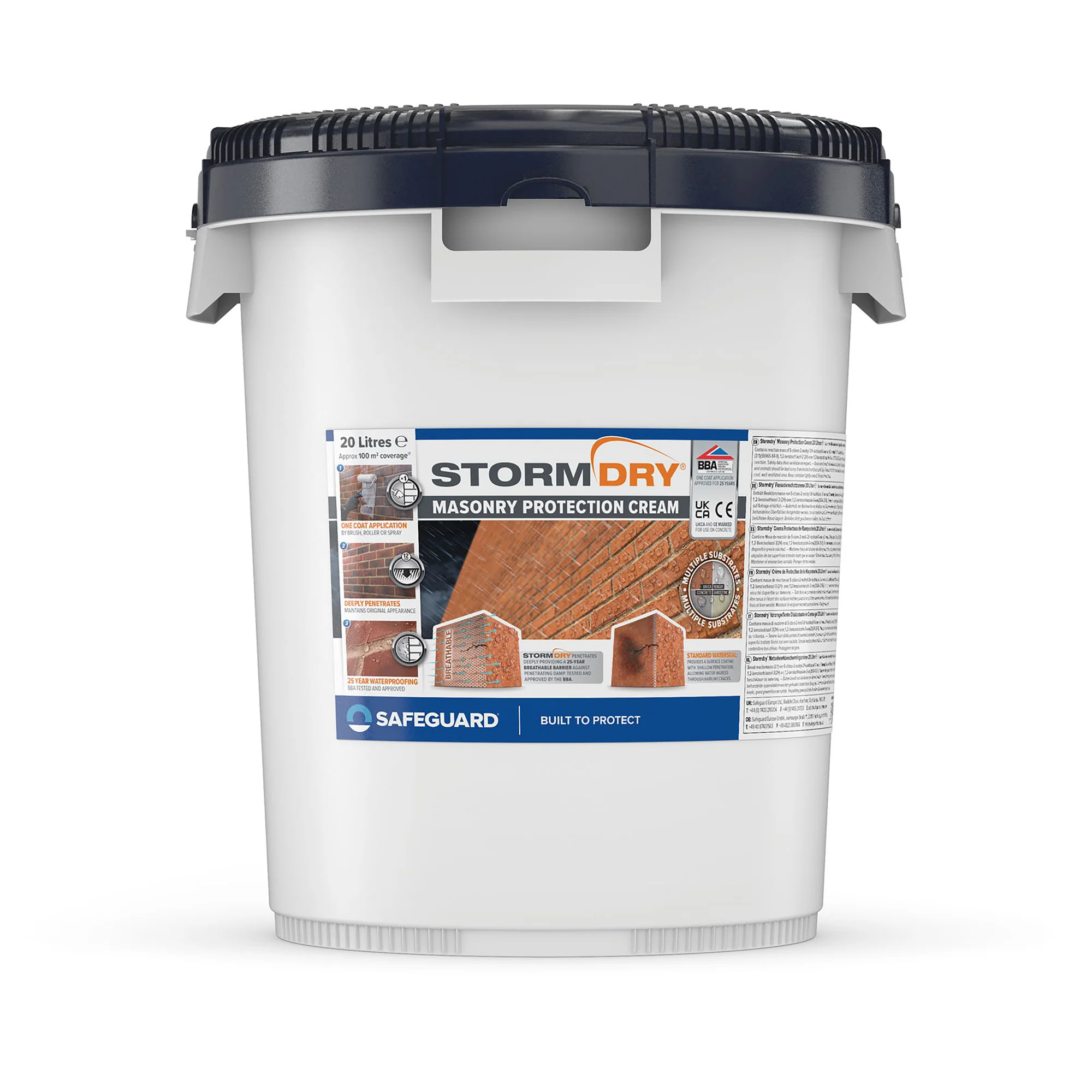 Safeguard Stormdry Masonry Protection 20L Cream