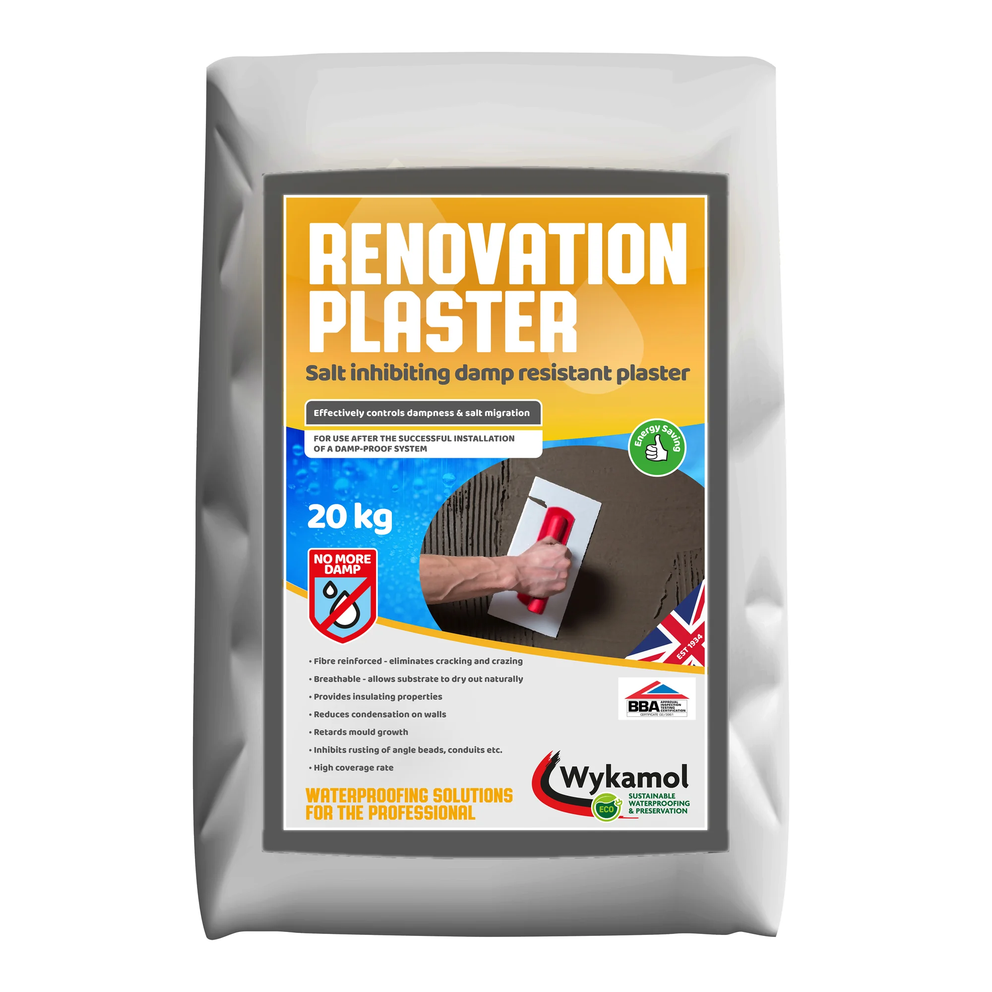 Wykamol Renovating Plaster 20kg