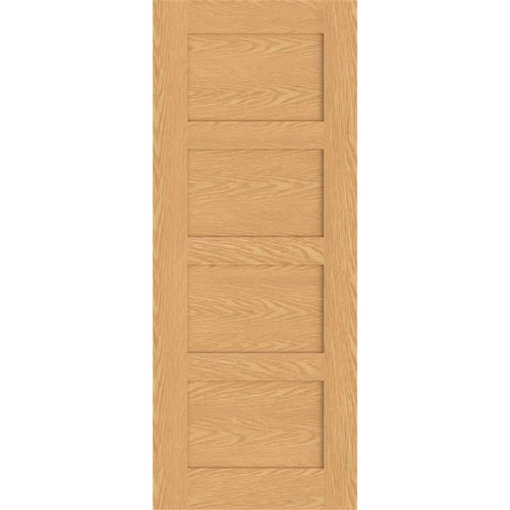 Shaker 4P Unfinished Oak 1981 x 838 x 35