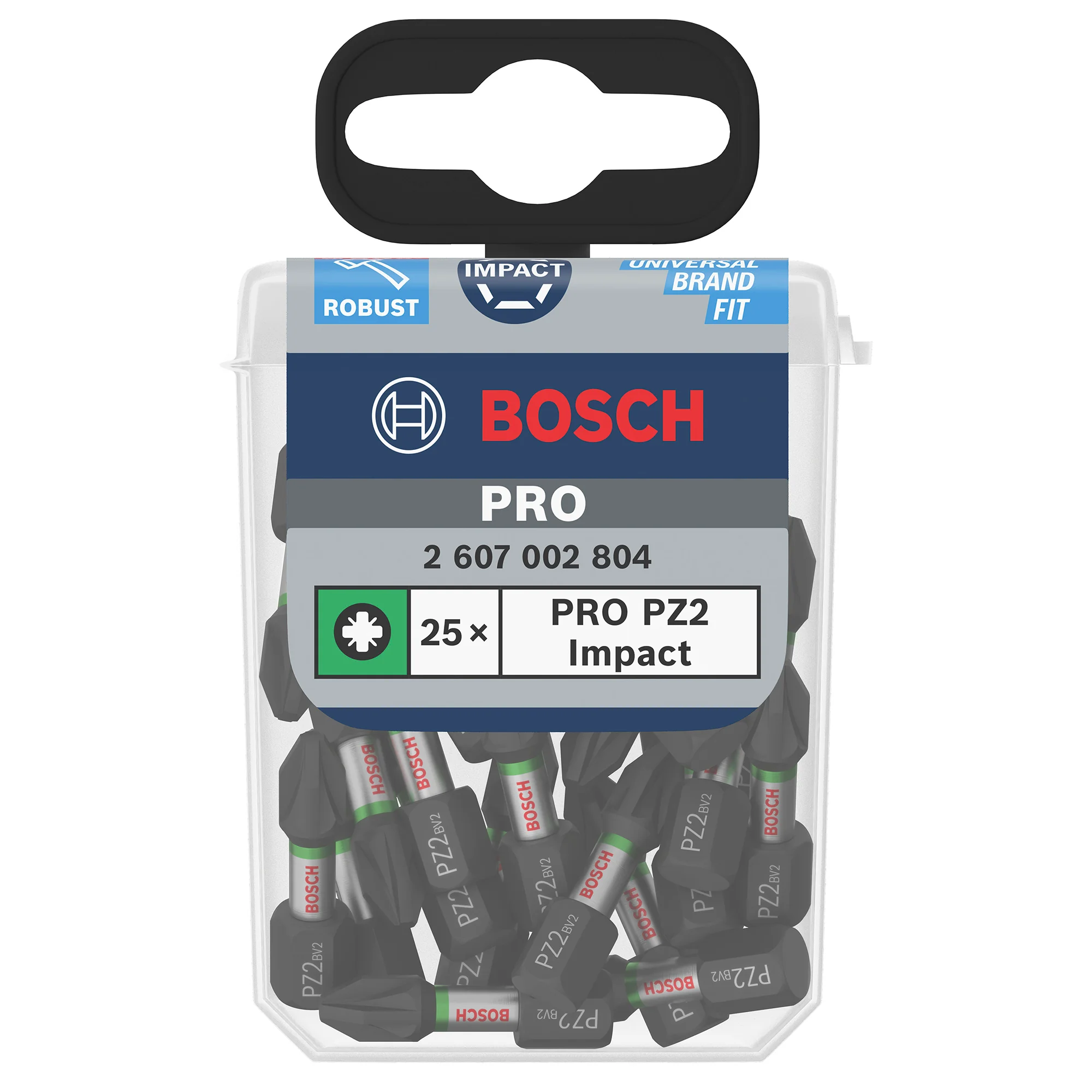 Bosch PRO Impact PZ Screwdriver Tic Tac box Qty 25