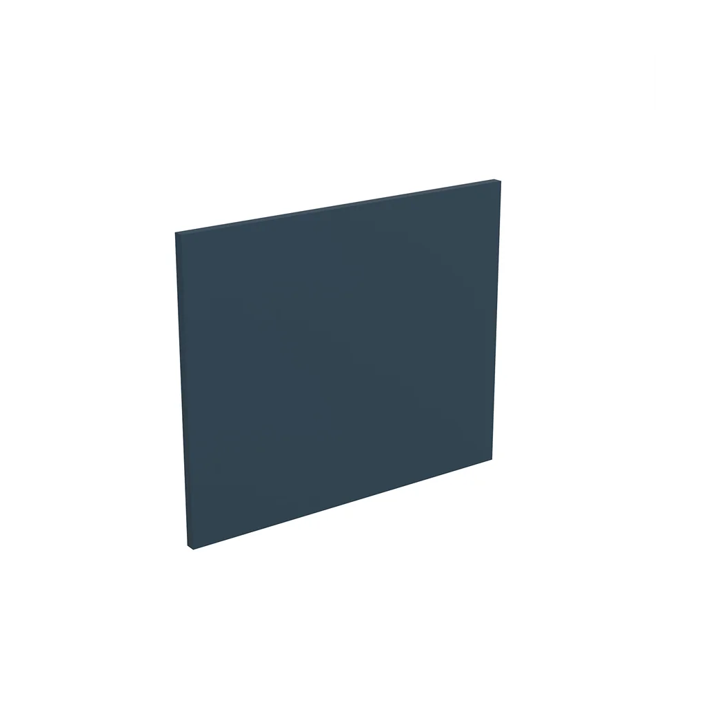 Flatpack 596 Integrated Extractor Door J-Pull Shaker Ultra Matt Indigo Blue