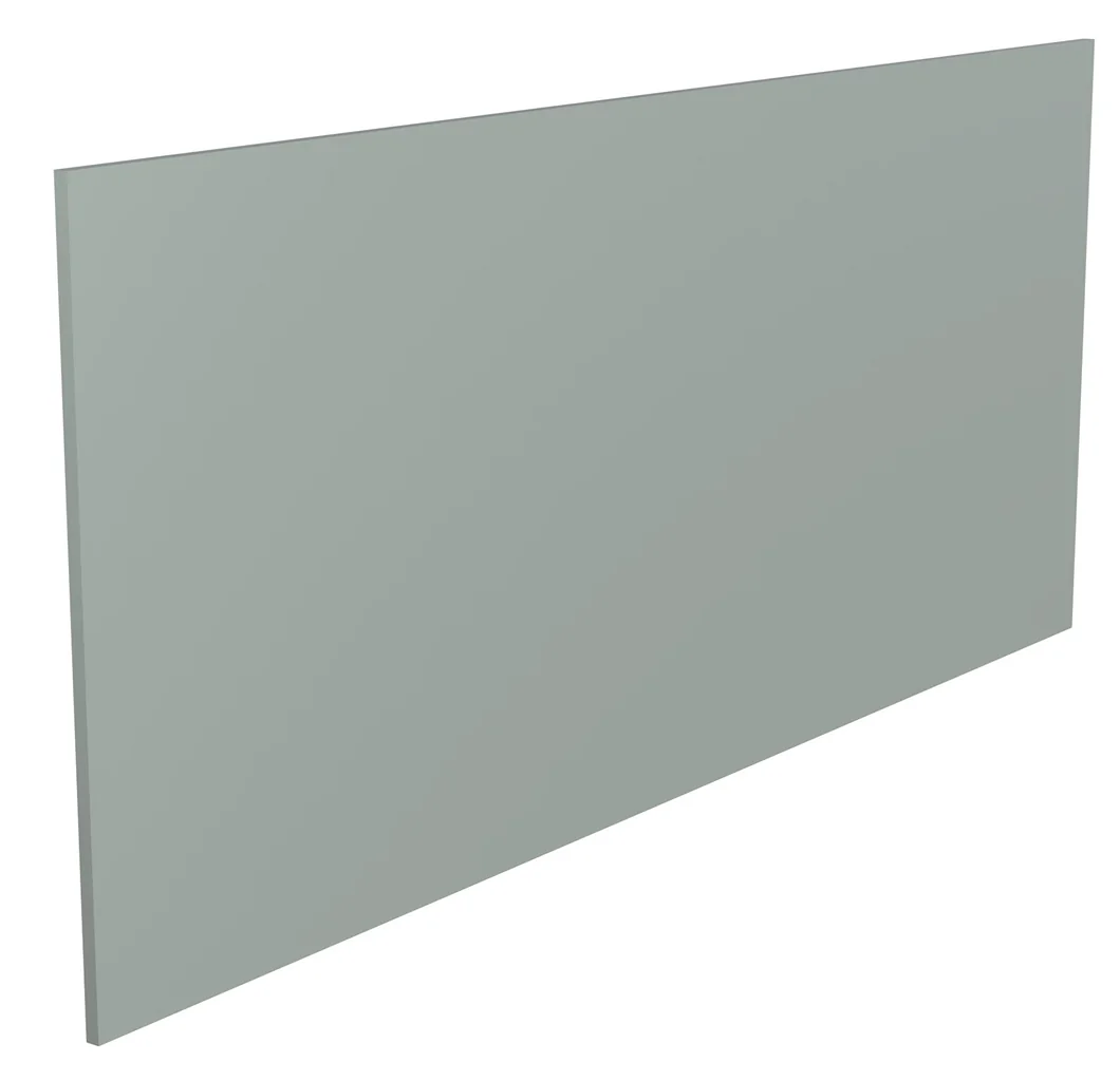 Flatpack 900 Breakfast Bar Back Panel Shaker Ultra Matt Sage Green