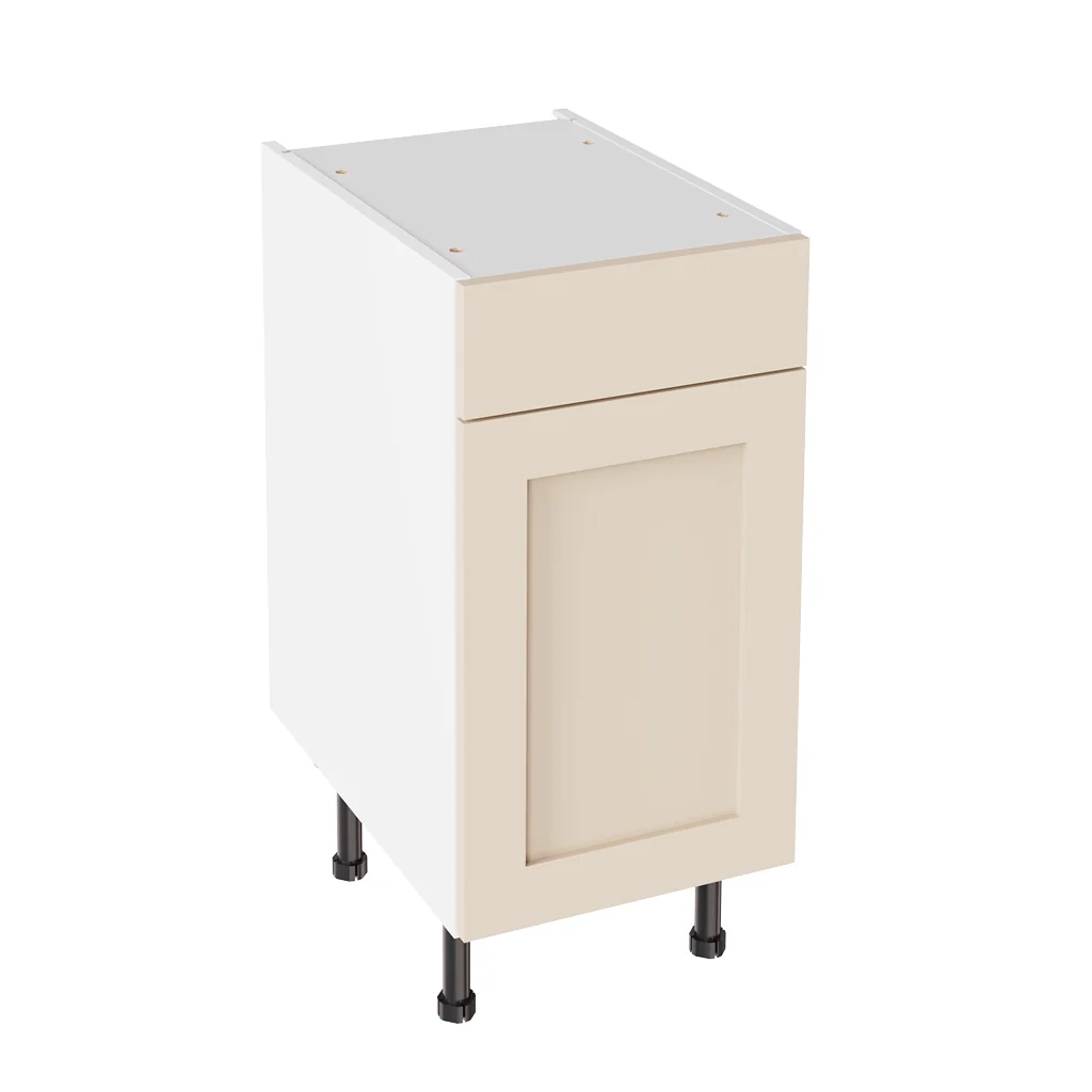 Flatpack 400 Drawerline Base Cabinet Shaker Ultra Matt Cashmere