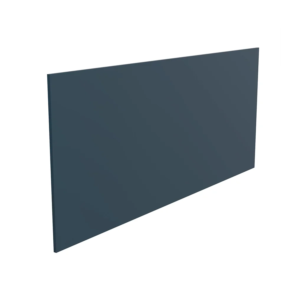 Flatpack 900 Breakfast Bar Back Panel J-Pull Shaker Ultra Matt Indigo Blue