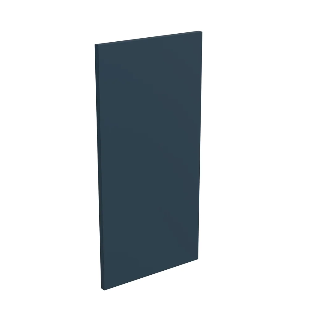 Flatpack 350 Wall End Panel J-Pull Shaker Ultra Matt Indigo Blue
