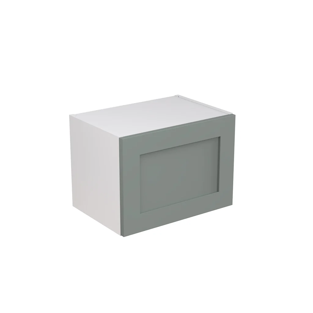 Flatpack 500 Bridging Wall Kitchen Cabinet Shaker Ultra Matt Sage Green
