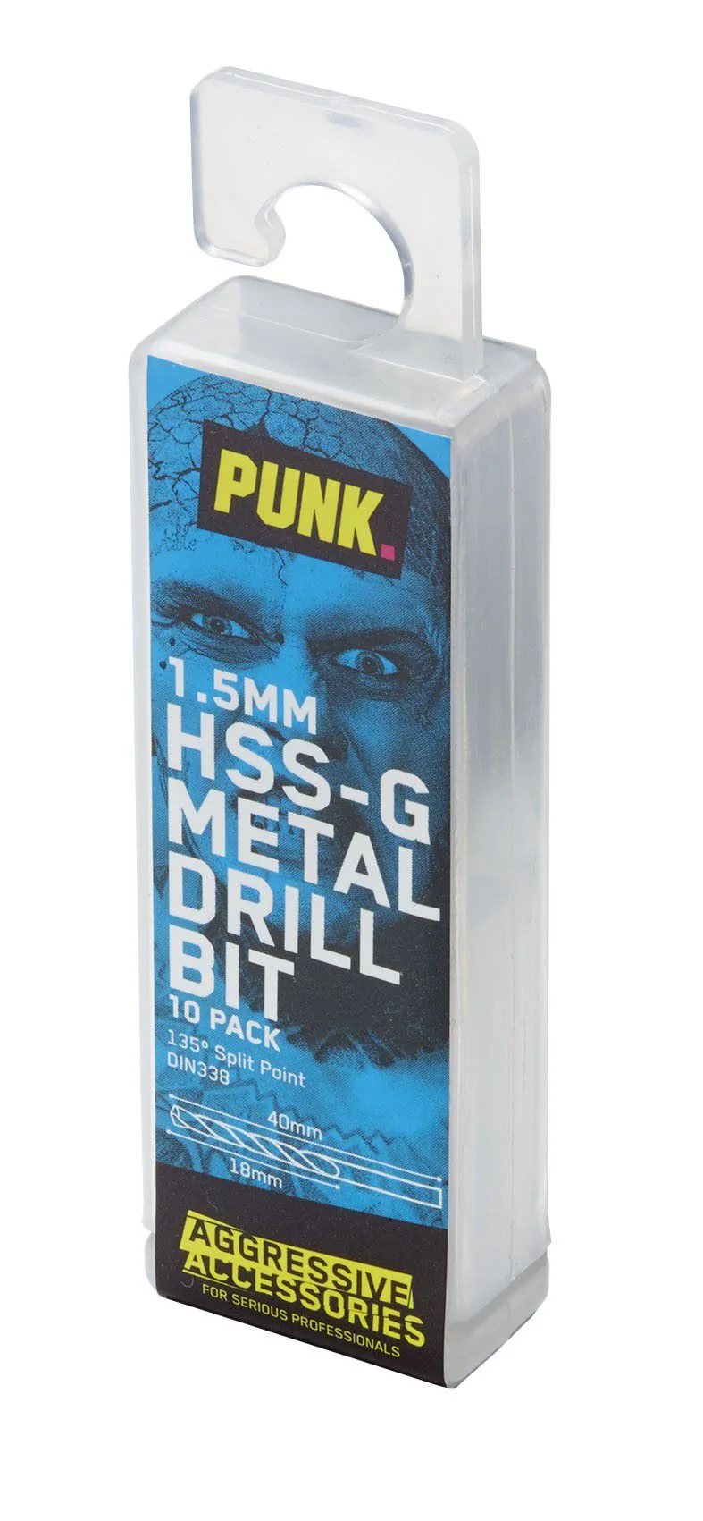 Punk 1.5mm HSS-g Drill Bit Pack 10