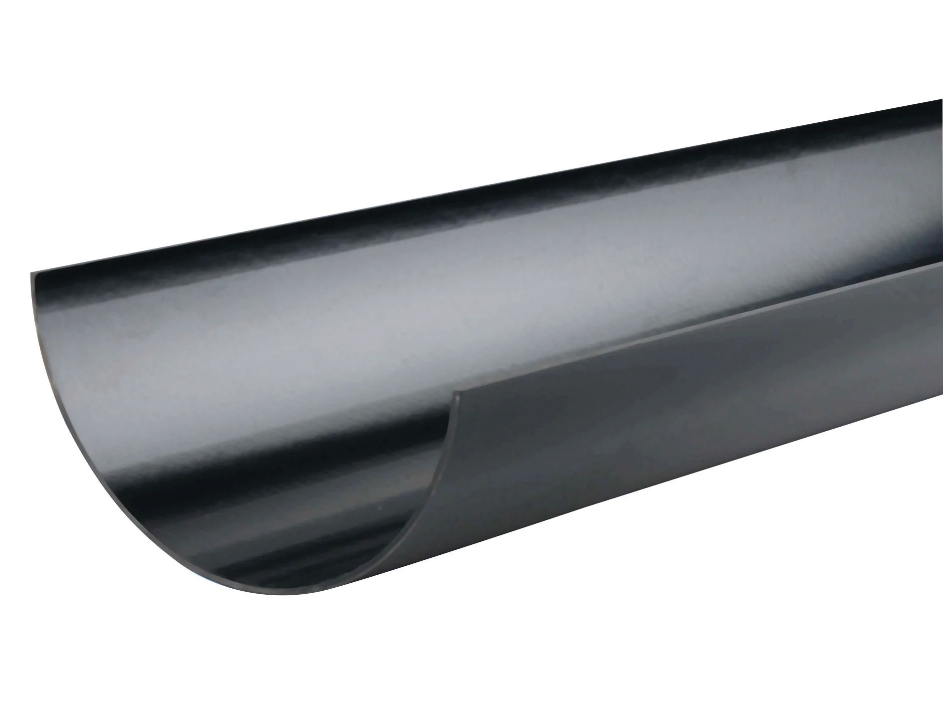Wavin Osma RoofLine gutter 150mm black 4m 6T674B