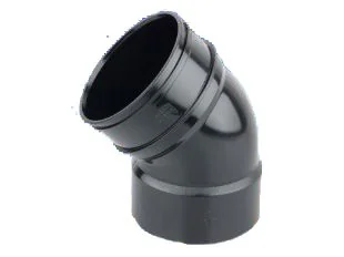 Wavin OsmaSoil D/SW bend 45° 110mm black